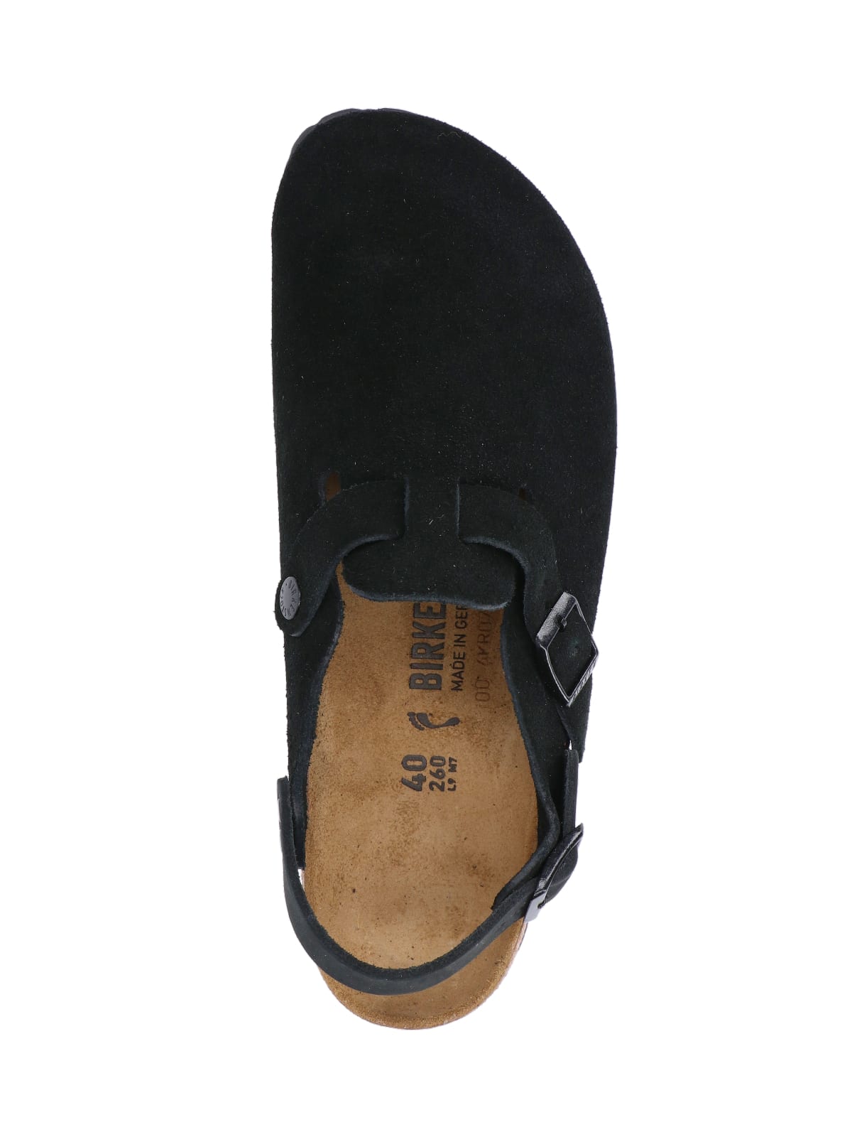 Birkenstock Tokio Buckled Suede Clogs