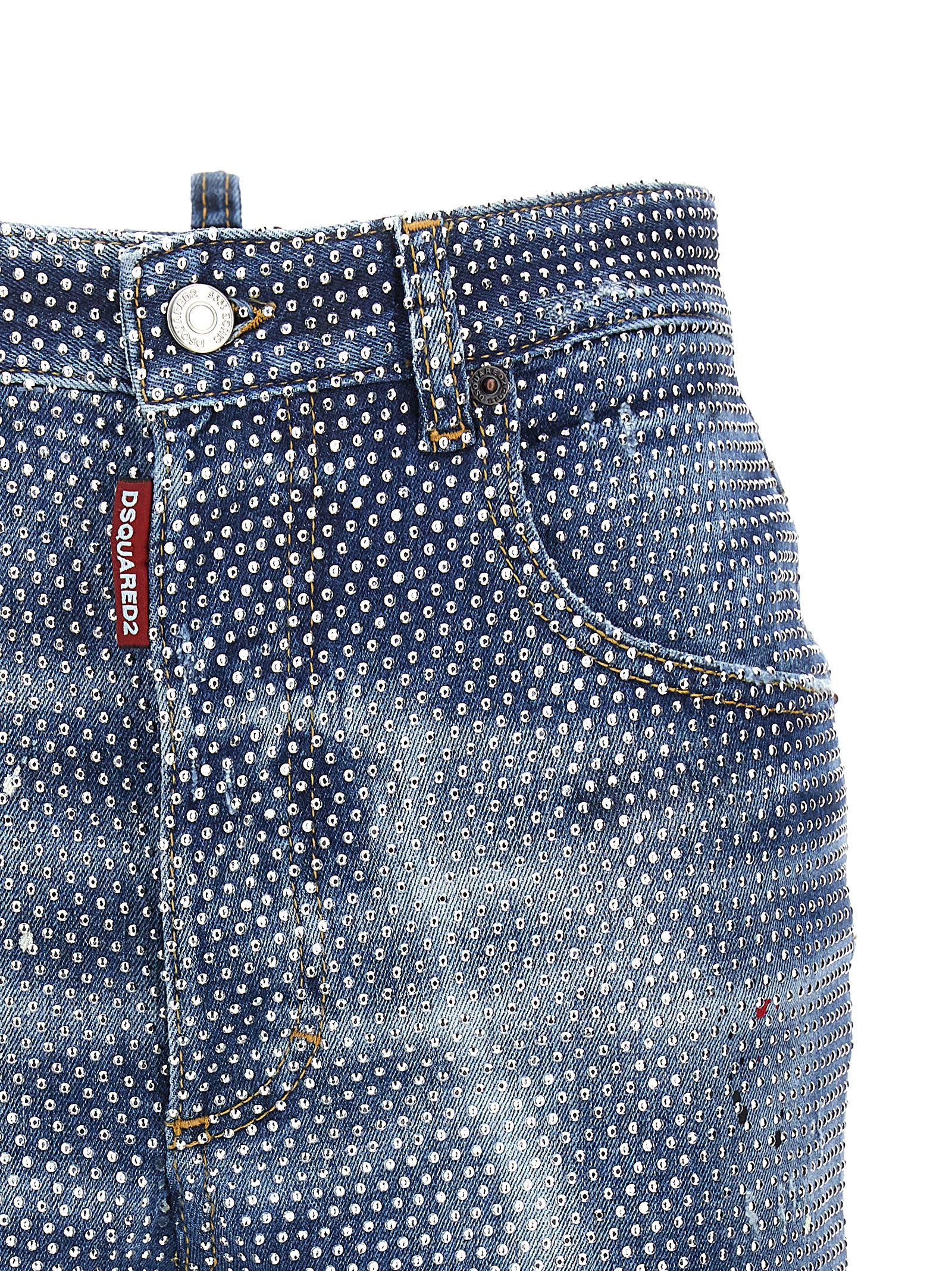 Shop Dsquared2 Hollywood Shorts In Blue