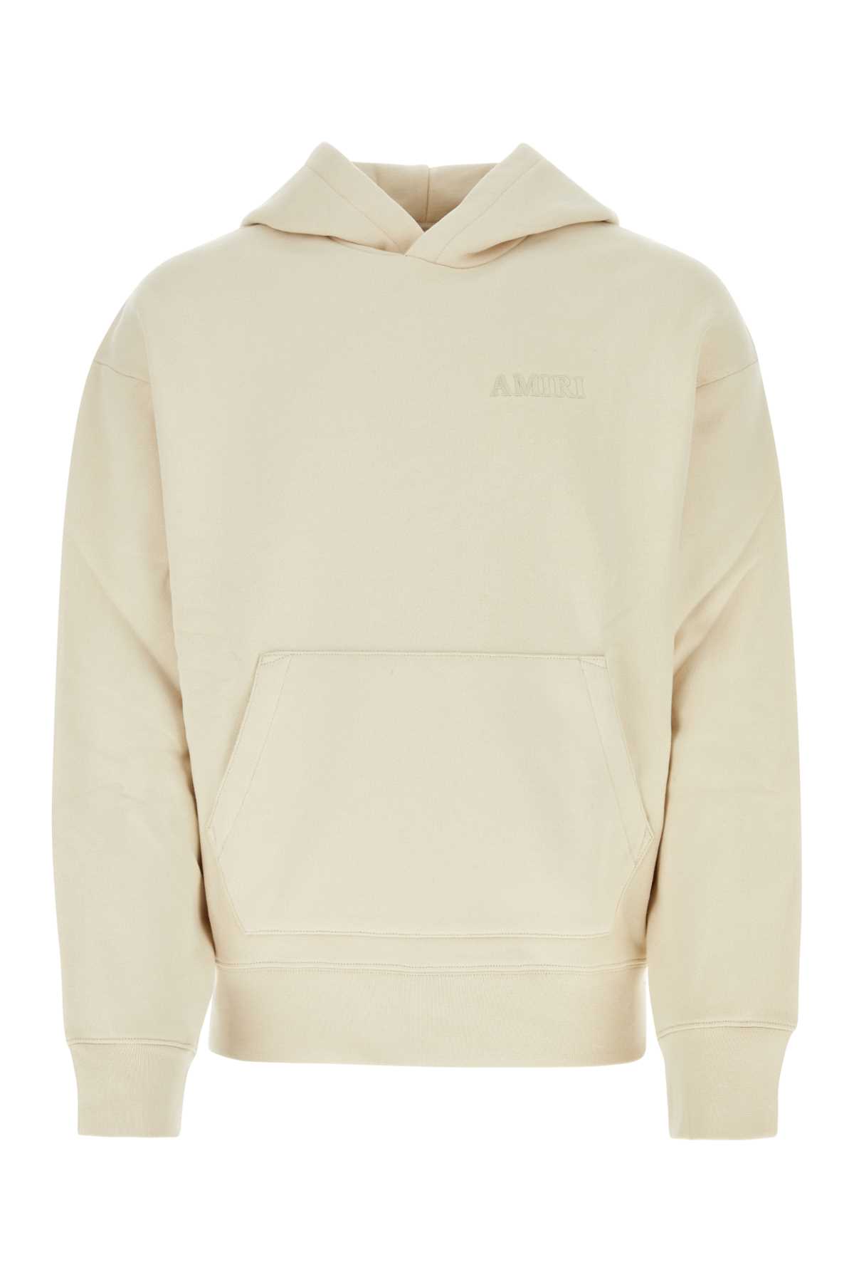 Shop Amiri Sand Cotton Sweatshirt In Birch