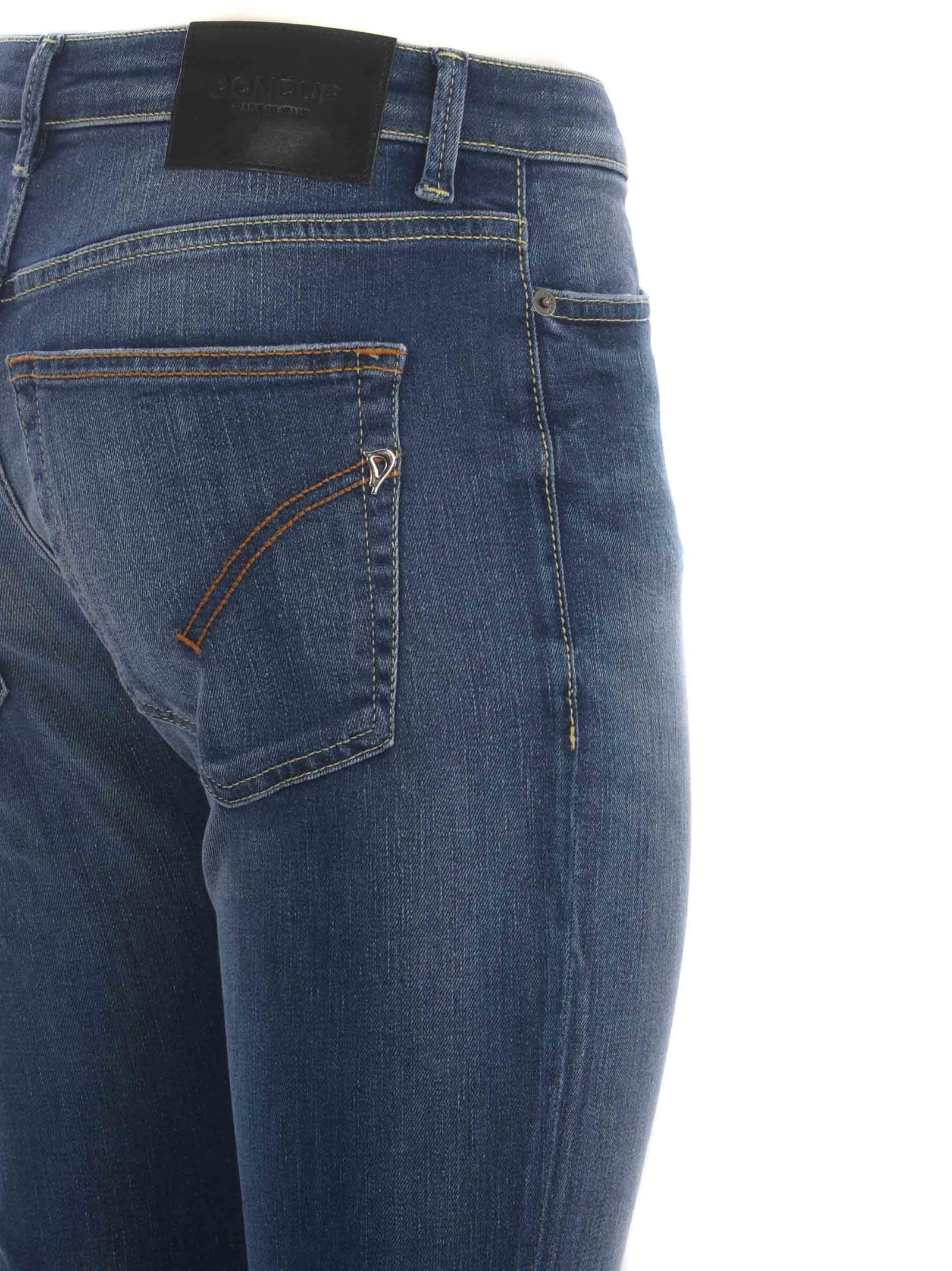 Shop Dondup Jeans  Iris In Stretch Denim In Blu