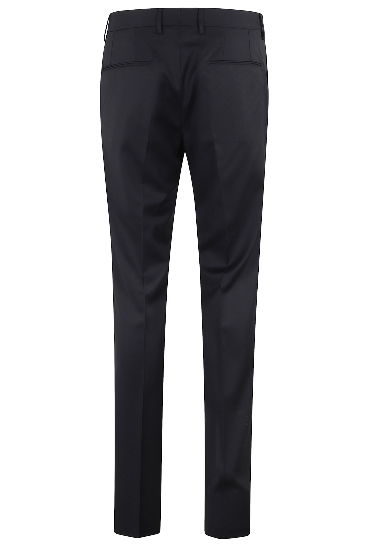 Tagliatore Pantalone Tapered Tag Lana Vergine In Blu