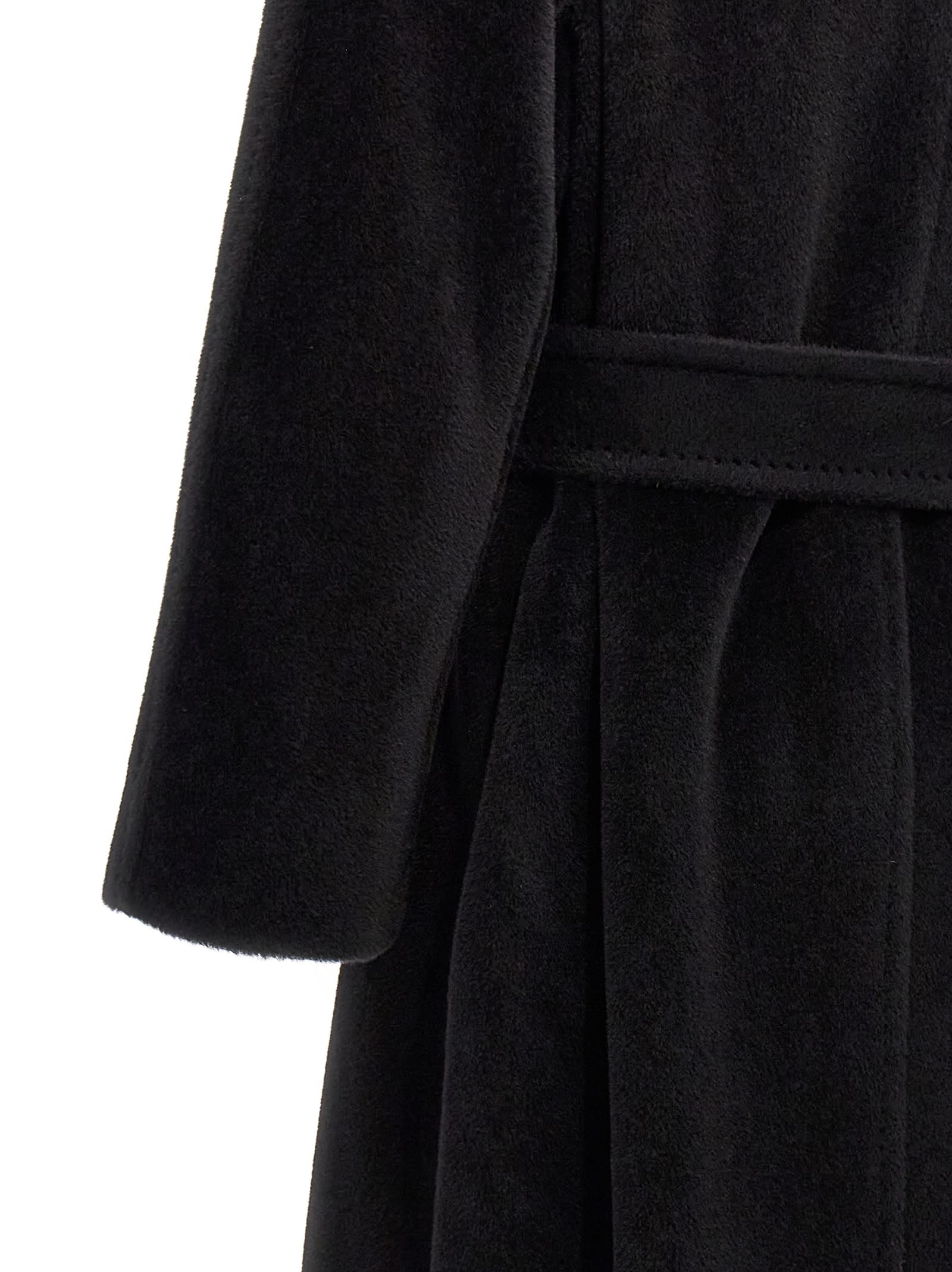 Max Mara Maxmara Studio Usa Coat In Black