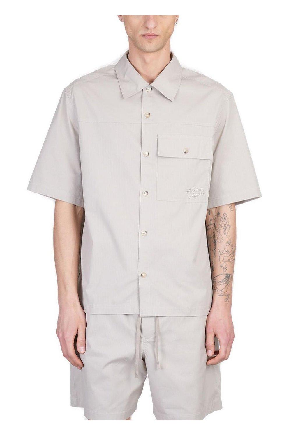 Maison Kitsuné Short Sleeved Overshirt Maison Kitsuné