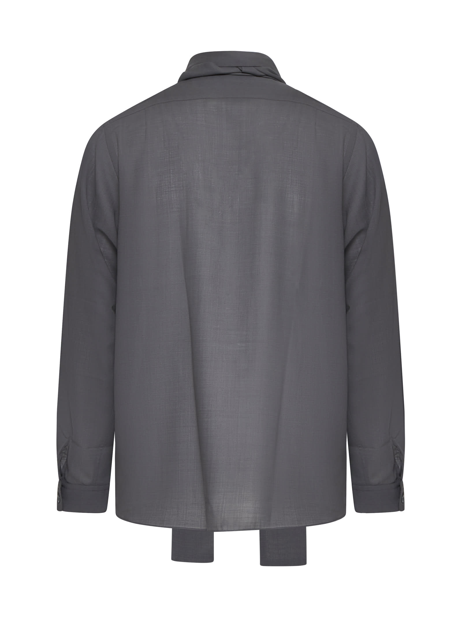 Shop Lardini Shirt In Grey