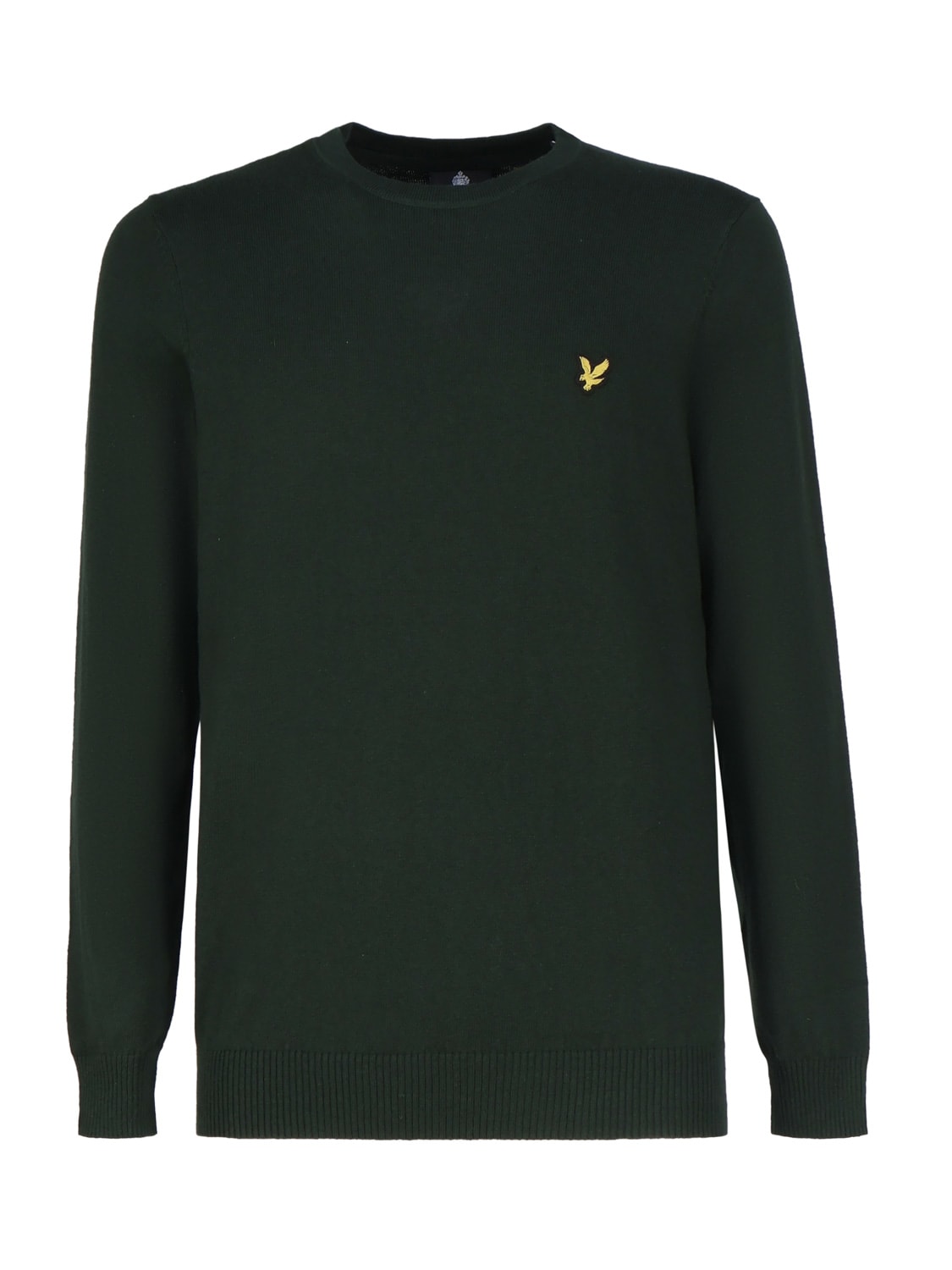 Shop Lyle &amp; Scott Merino Cotton Sweater In Green