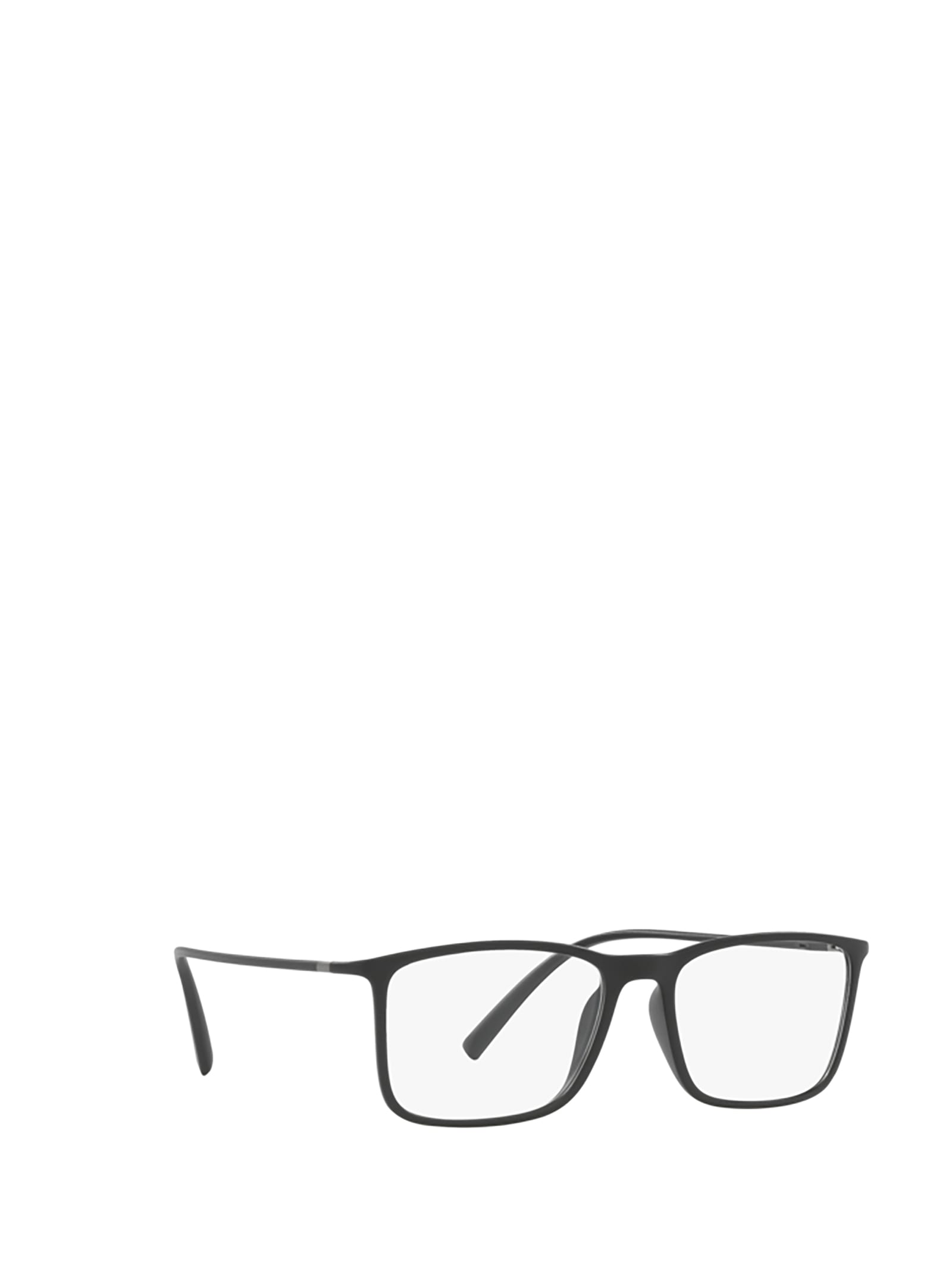 Shop Giorgio Armani Ar7244u Matte Black Glasses