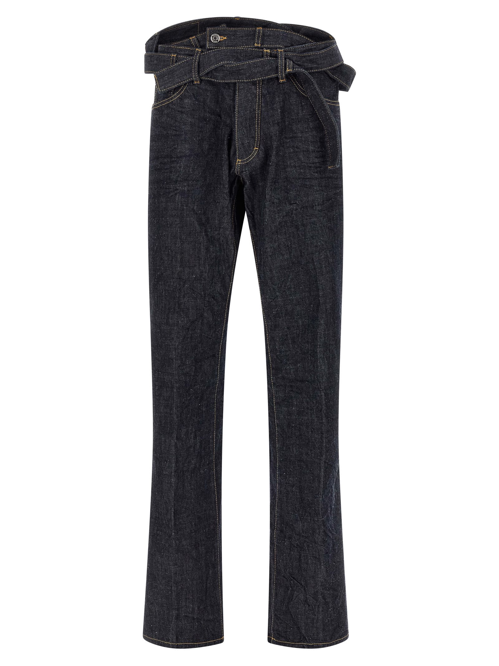 Dsquared2 Dsquared Blue Denim Dsquared X Magliano Butch Jeans In Blue