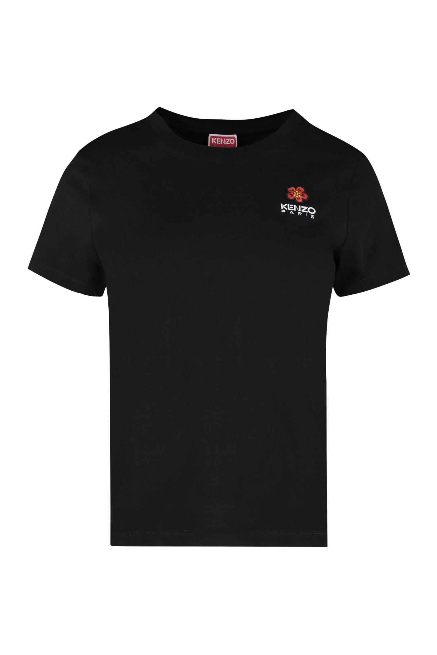 Shop Kenzo Cotton T-shirt In J Black