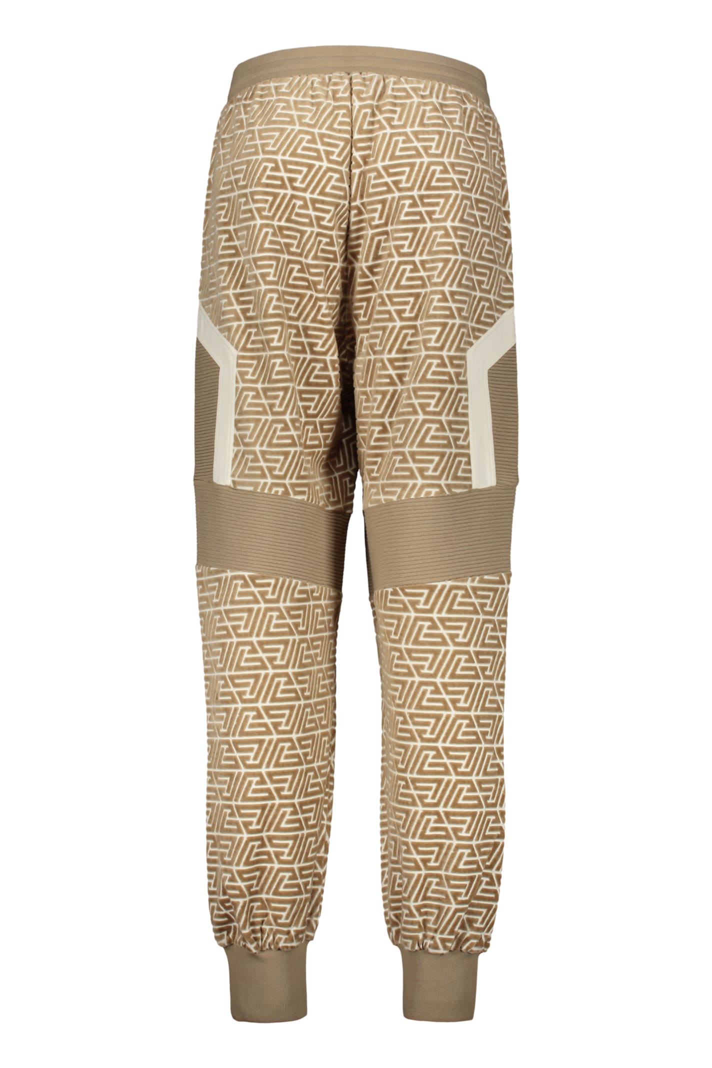 Balmain Cotton Track-pants In Khaki