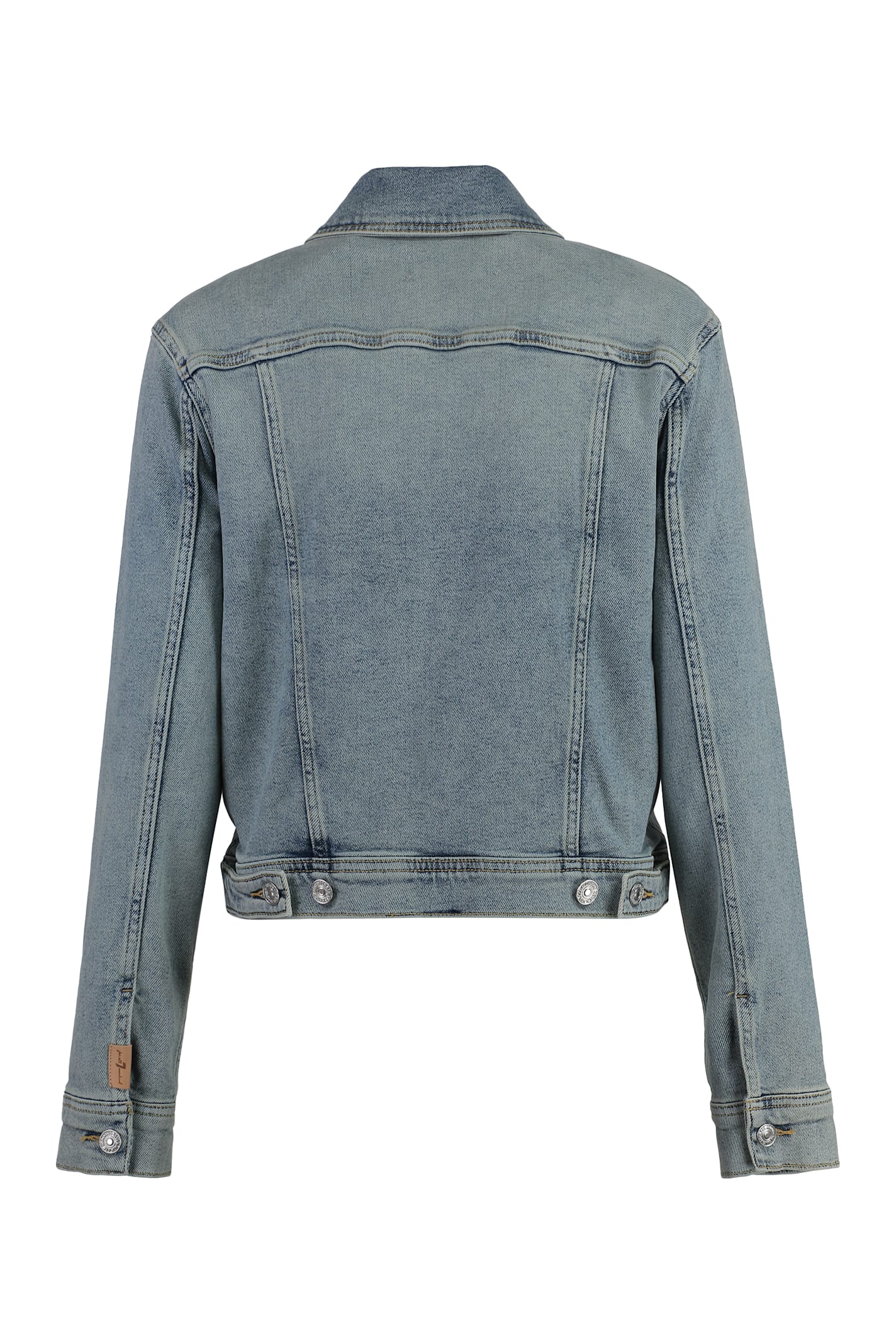 7 For All Mankind Trucker Denim Jacket In Denim