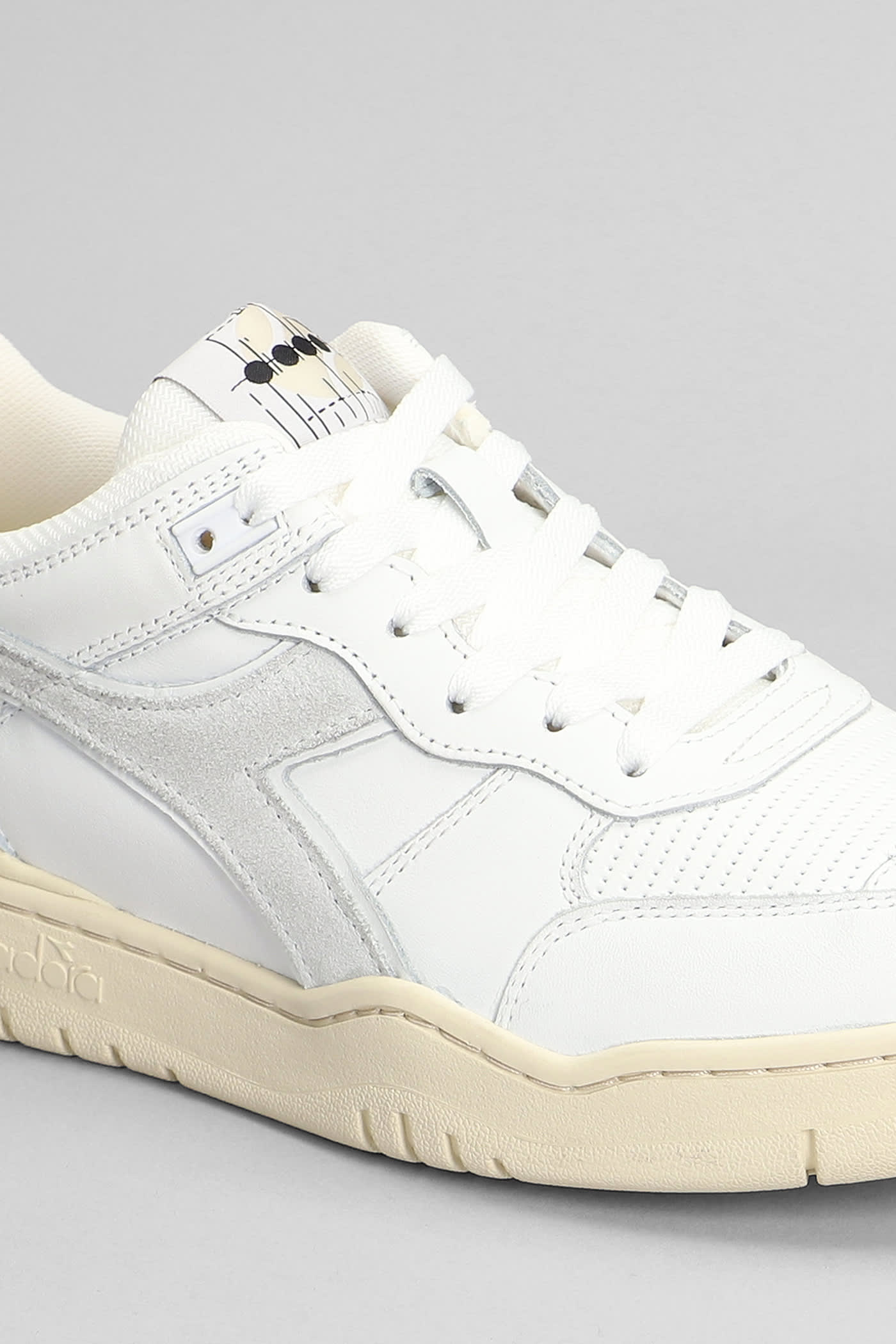 Shop Diadora B.560 Used Sneakers In White Leather