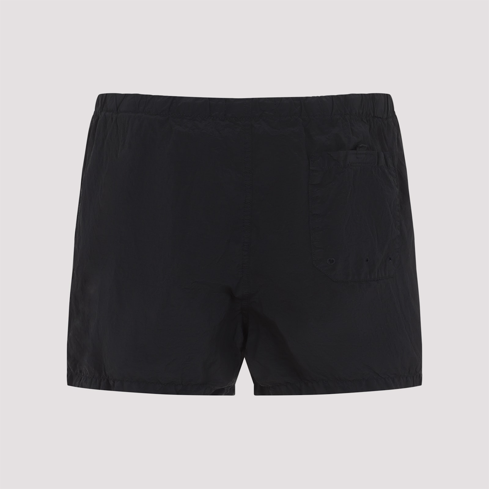 Stone Island Polyamide Shorts In Black