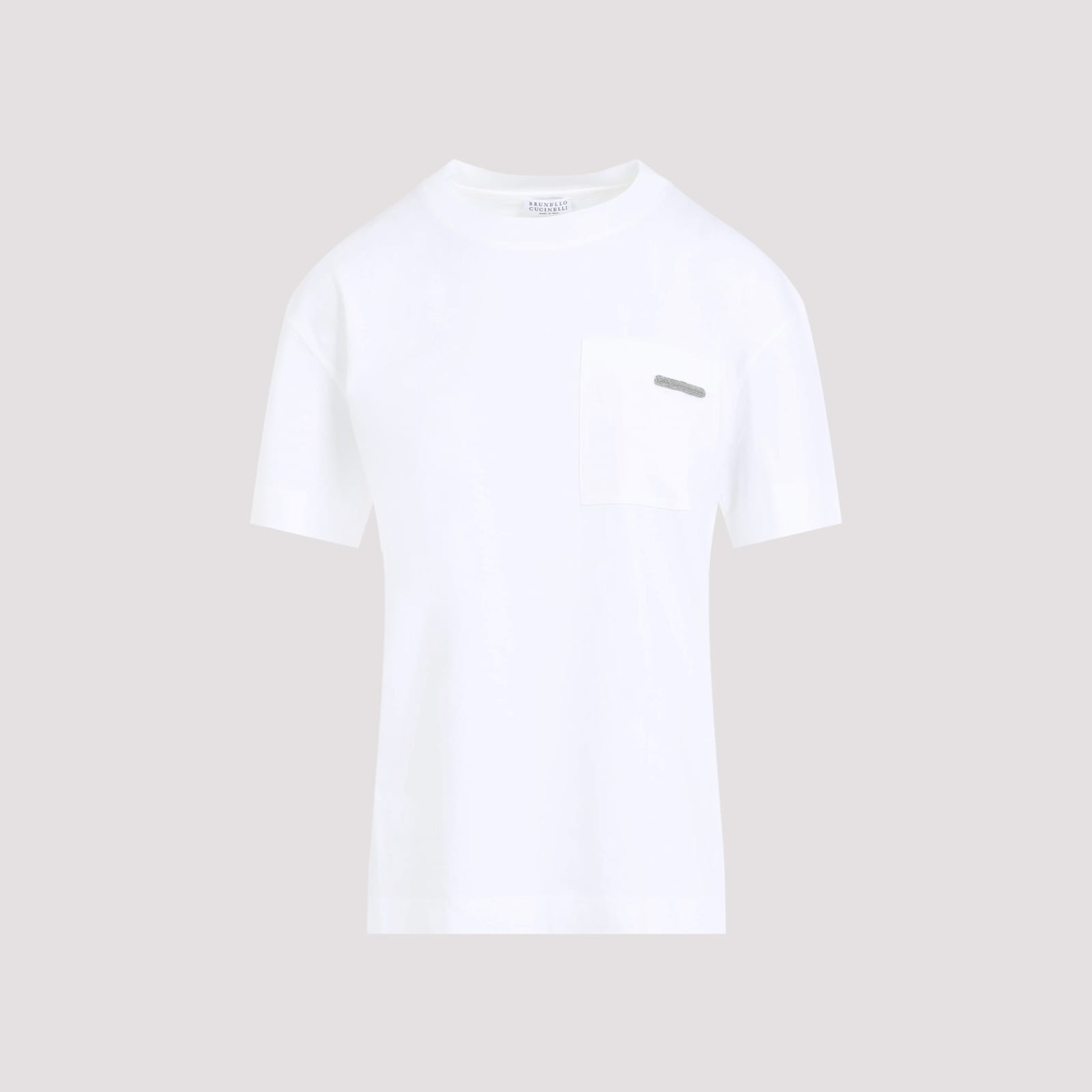 Brunello Cucinelli Women Cotton T-shirt In White