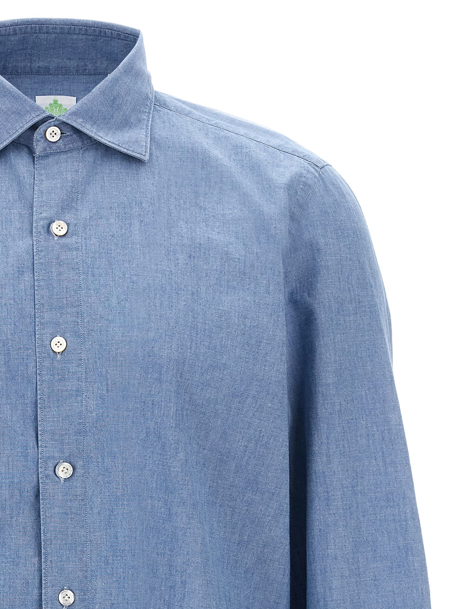 Finamore 1925 Finamore 'gaeta' Shirt In Blue