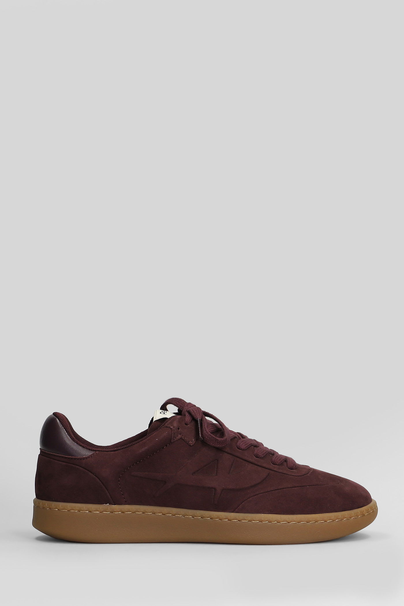 Siena Sneakers In Bordeaux Nubuck