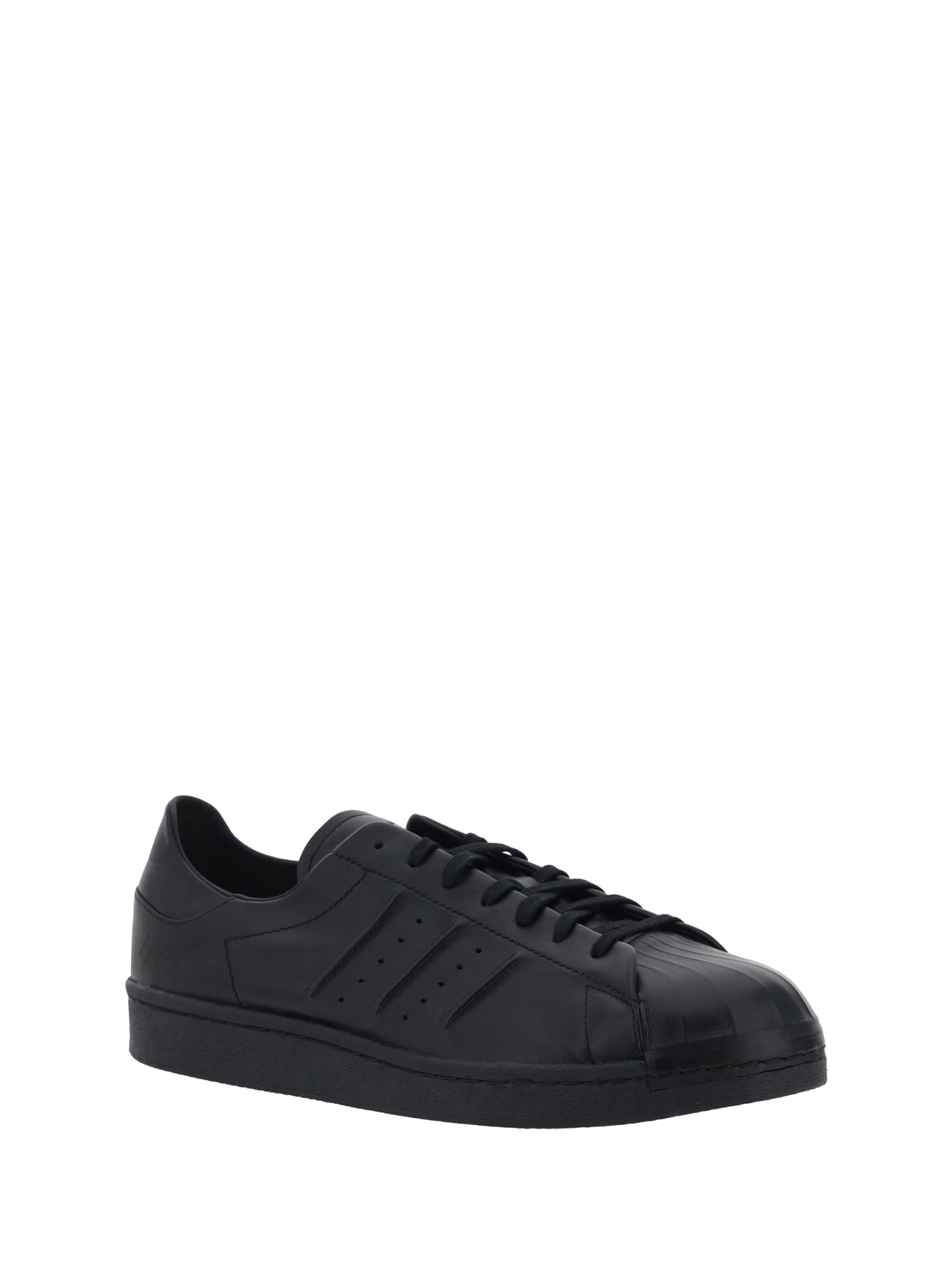 Shop Y-3 Superstar Sneakers In Black