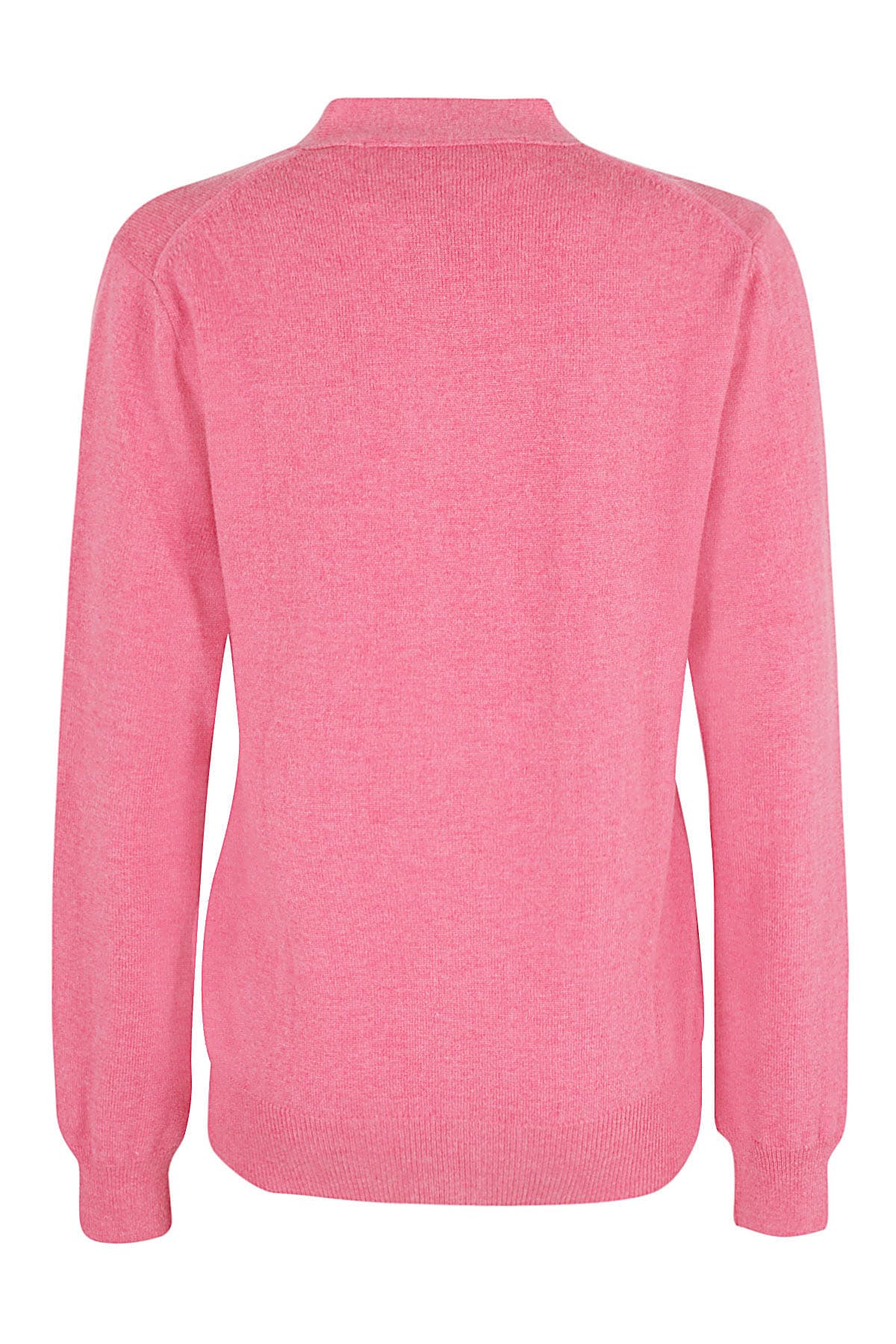 Shop Comme Des Garçons Play Knit Cardigan In Pink