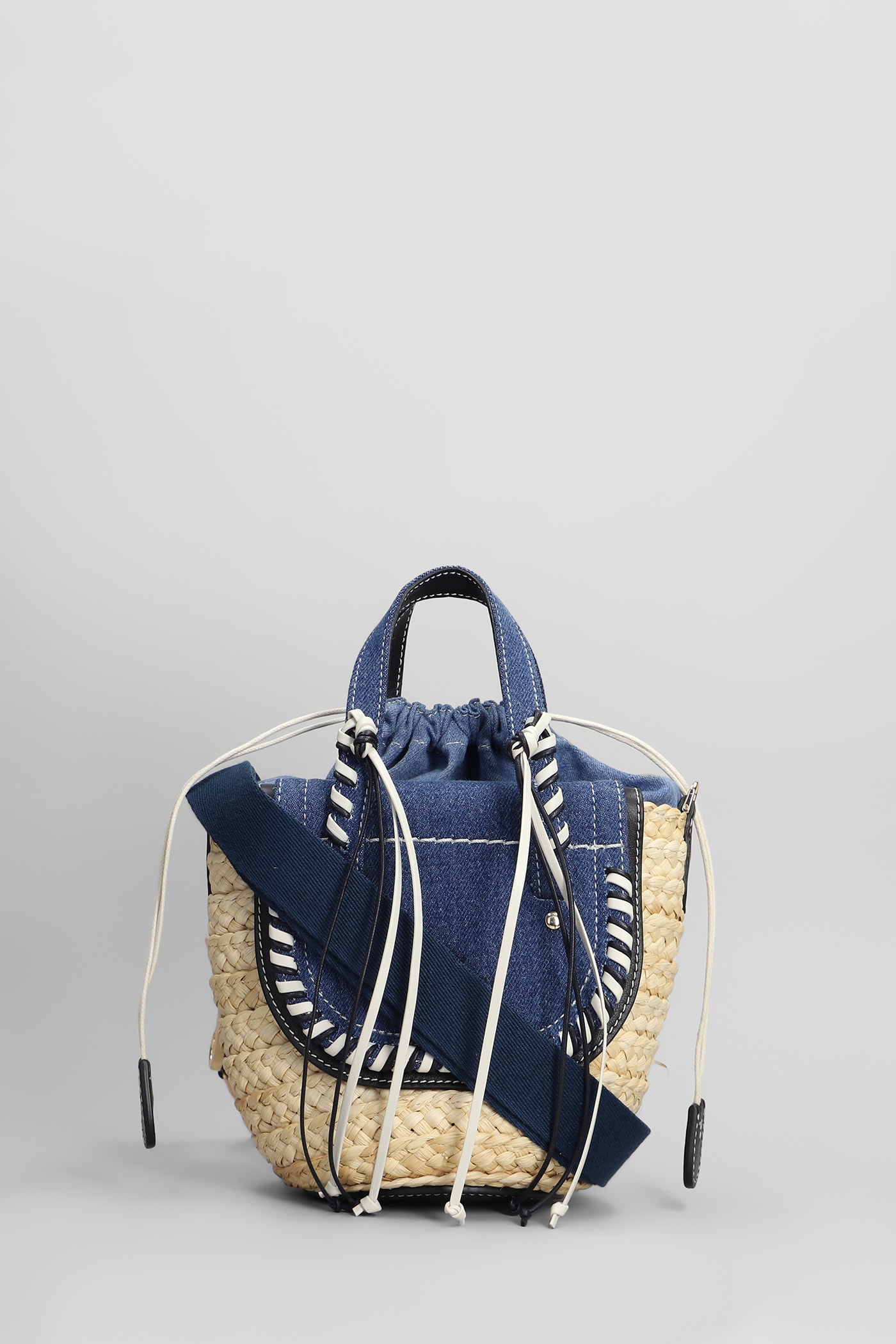 Cuba Lab Habanera Mini Tote In Beige Raffia