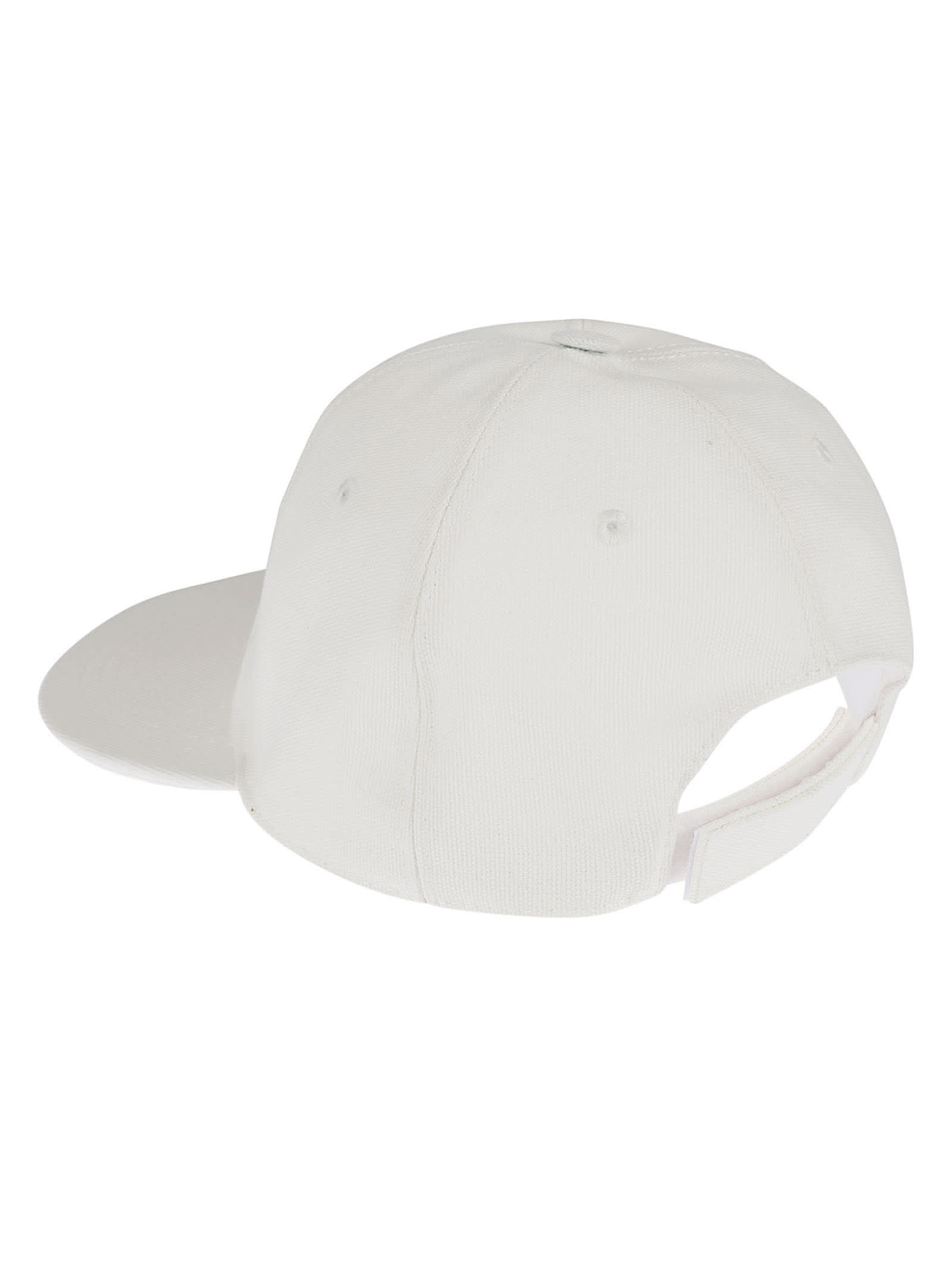 Shop Stella Mccartney Logo Embroidered Cap In Frost