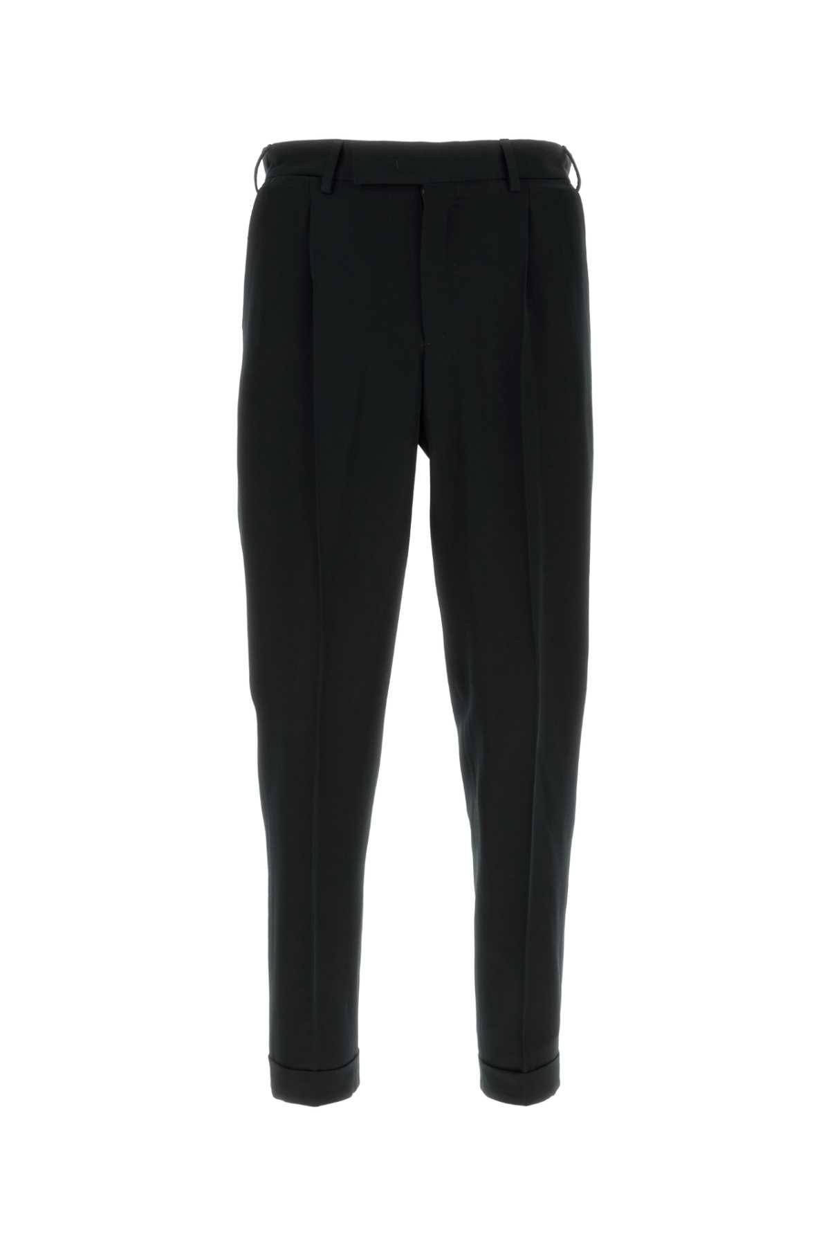 PT Torino Black Wool Pant