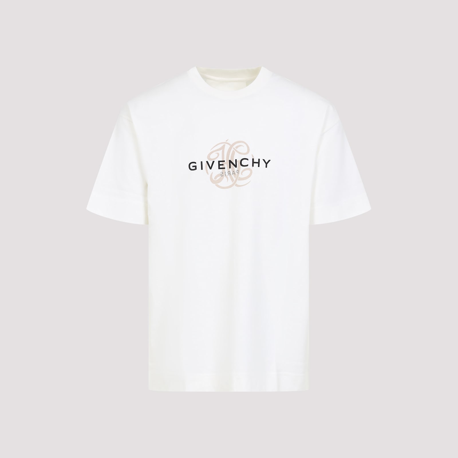 Shop Givenchy T-shirt With Logo In Off White