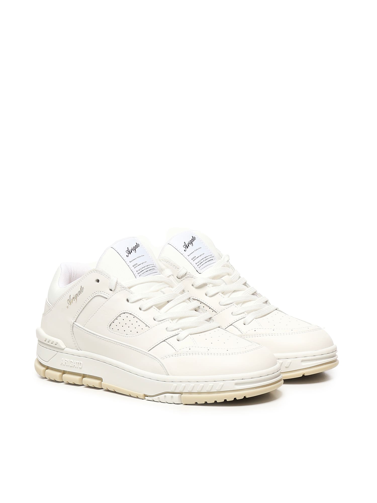 Axel Arigato Perforated Detailing Rubber Sole Sneaker In White