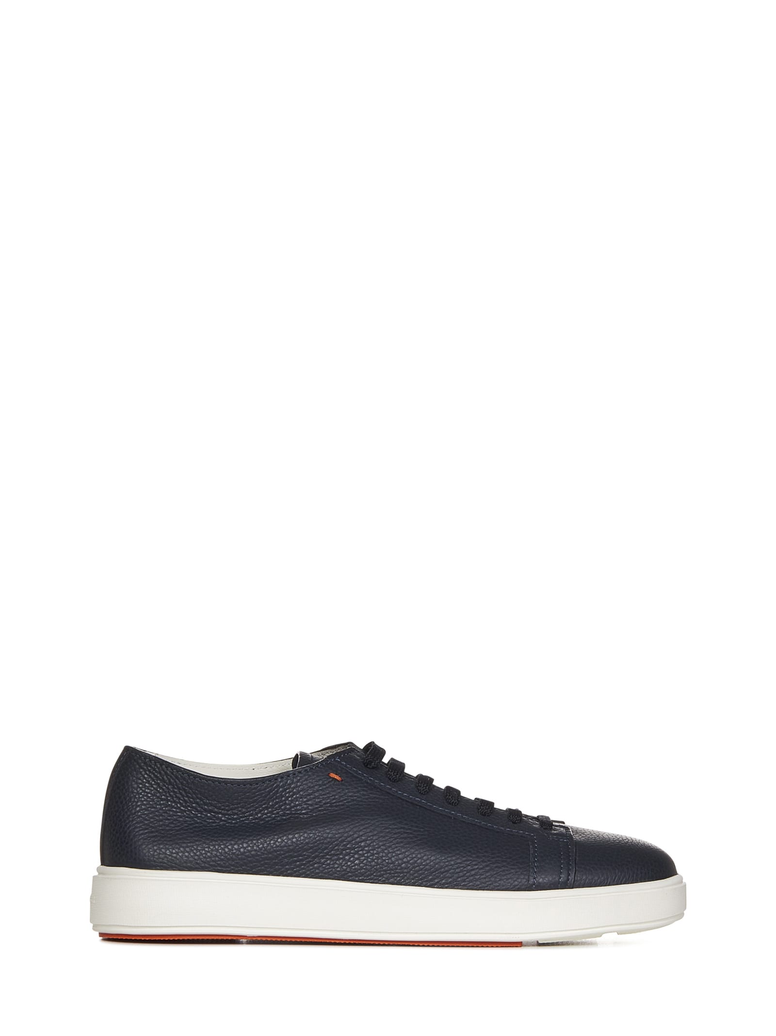 Shop Santoni Sneakers In Blue