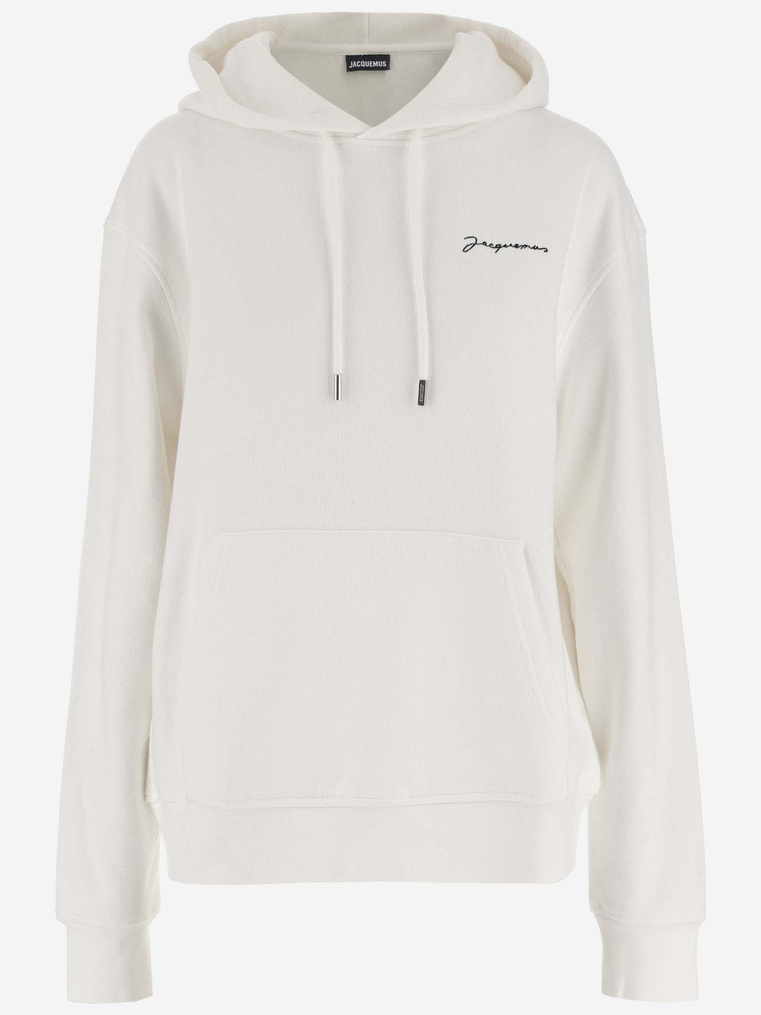 Shop Jacquemus Le Sweatshirt In White