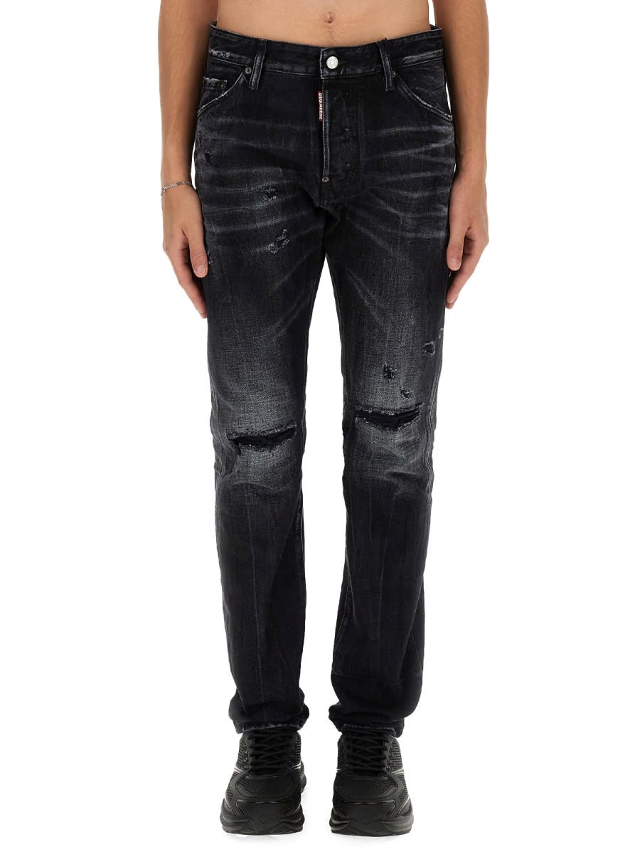 Shop Dsquared2 Cool Guy Jeans In Black