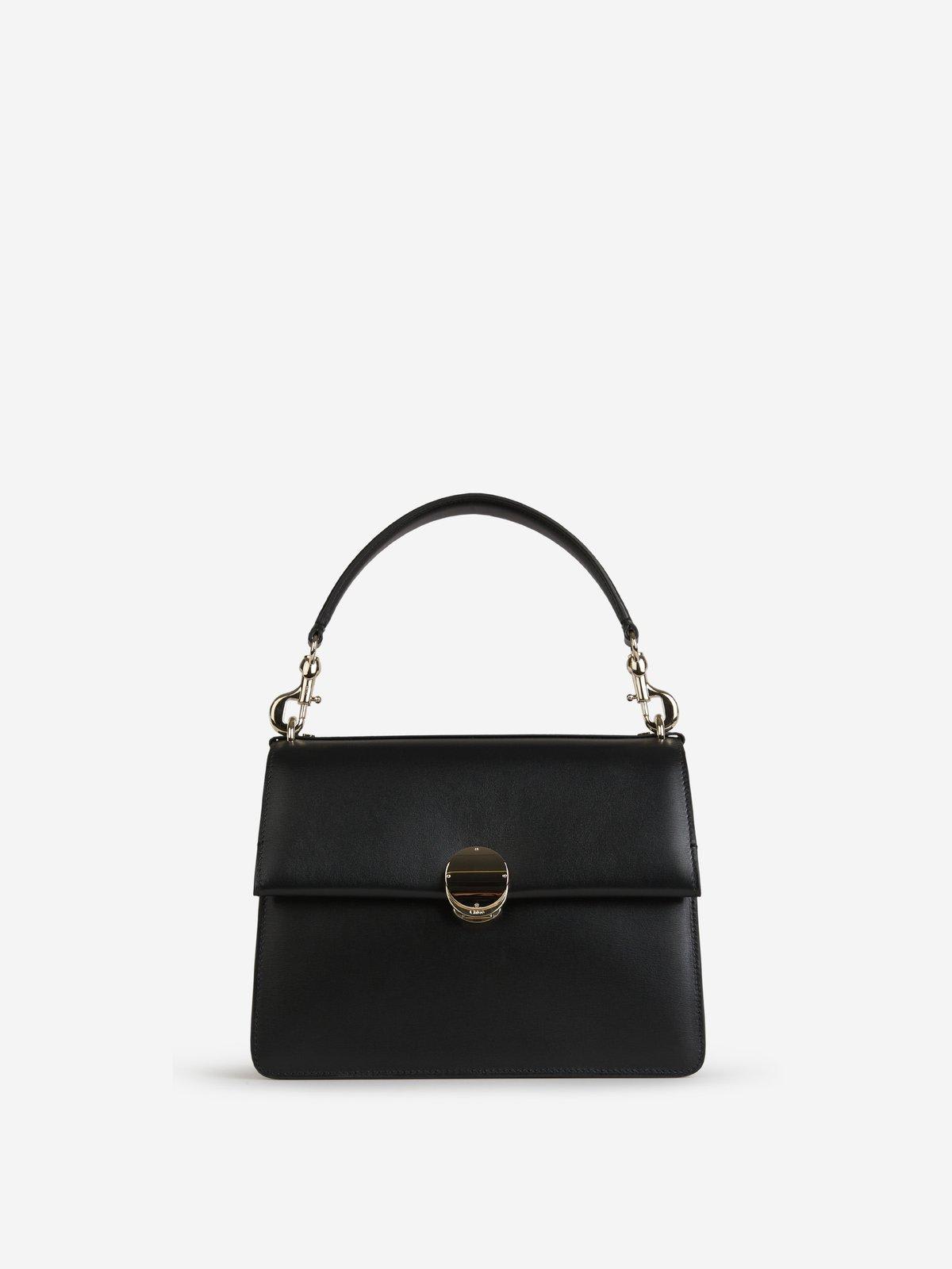 Shop Chloé Penelope Medium Tote Bag In Black