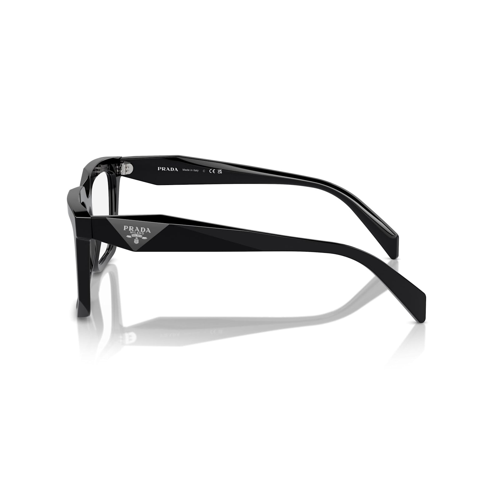 Shop Prada Glasses In Nero