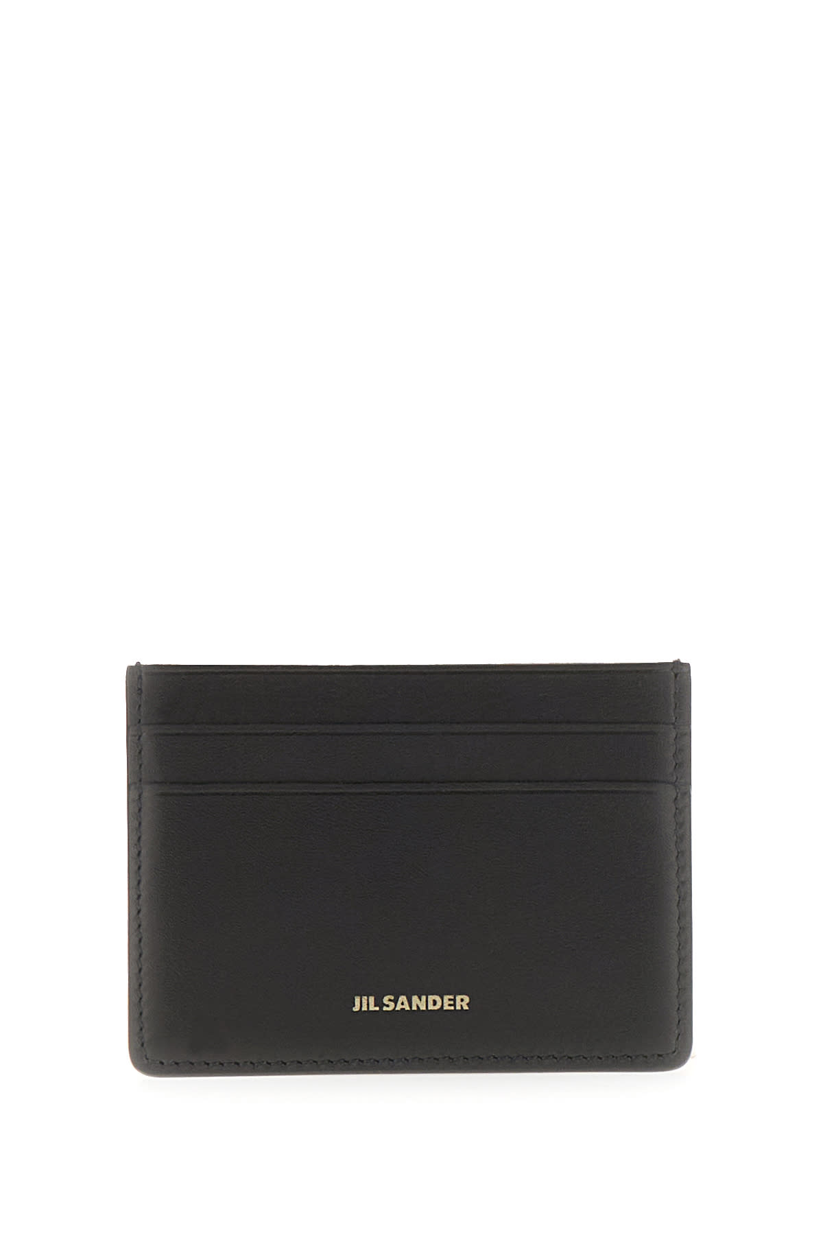 Jil Sander Black Leather Card Holder