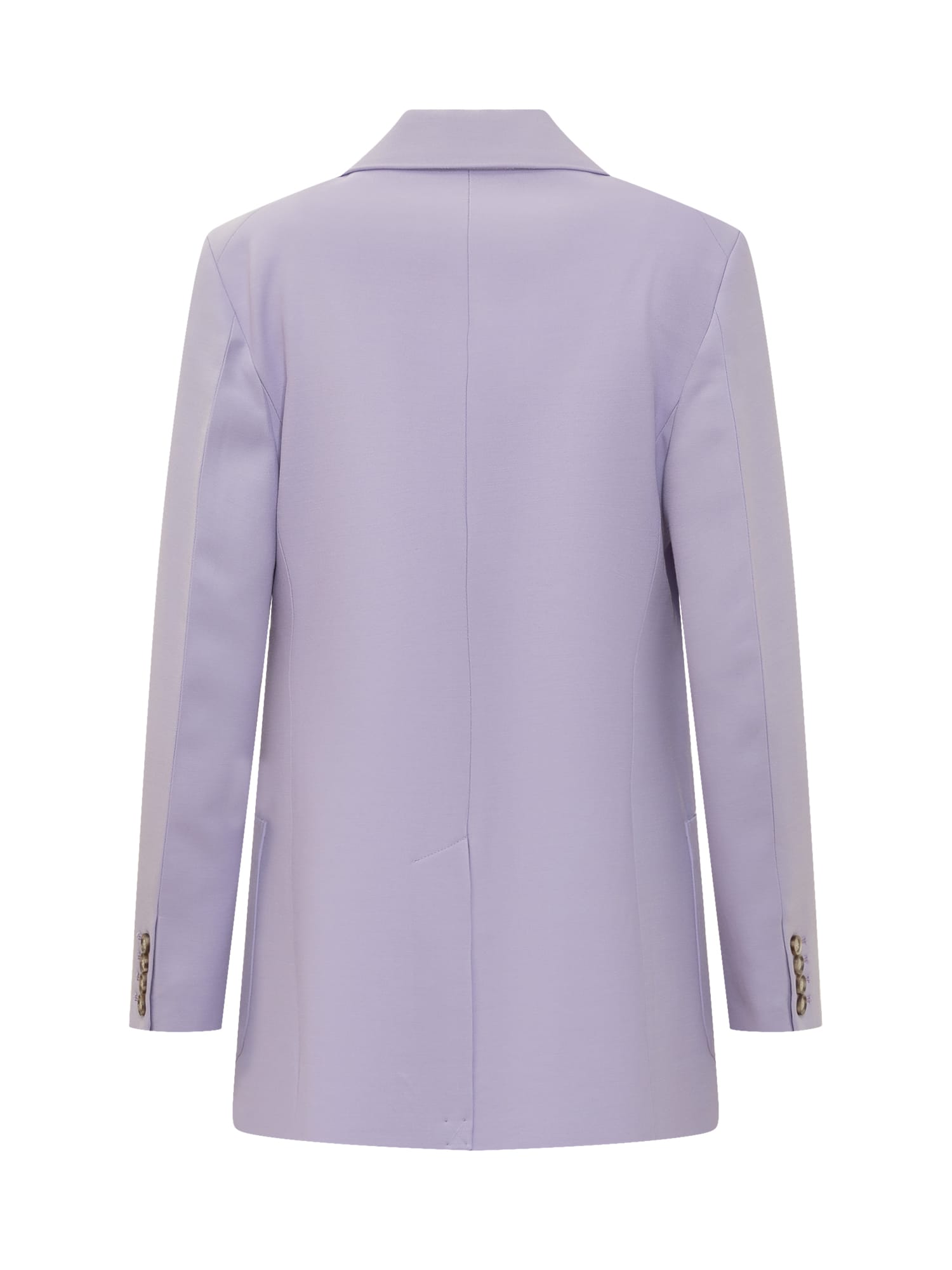 Shop Victoria Beckham Single-breasted Blazer In Lavender