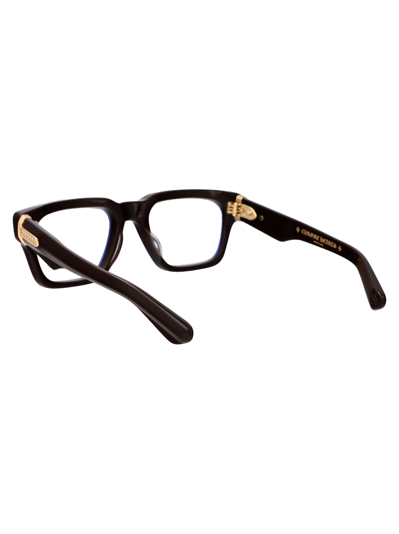 Shop Chrome Hearts Gnarlin Glasses In Classic Brown