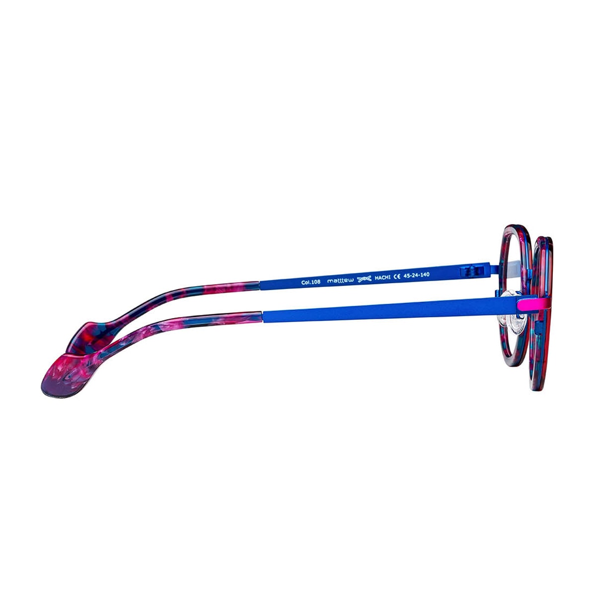 Matttew Hachi 108 Rosso/fucsia / Blu Glasses In Gray