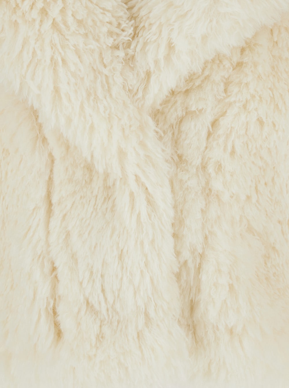 Shop Stand Studio Samara White Crop Jacket In Faux Fur Woman