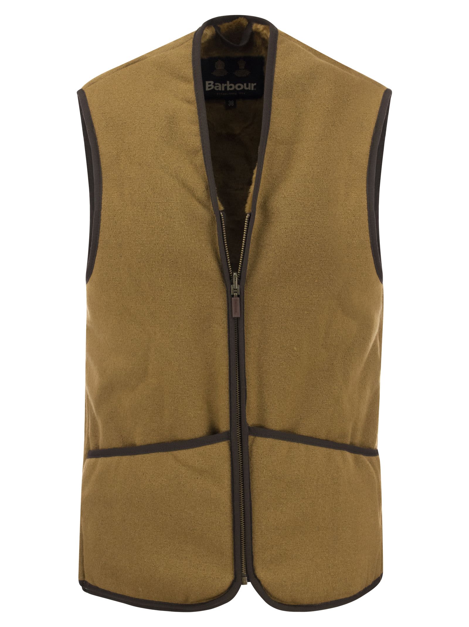 Barbour Warm Pile Waistcoat/zip-in Liner