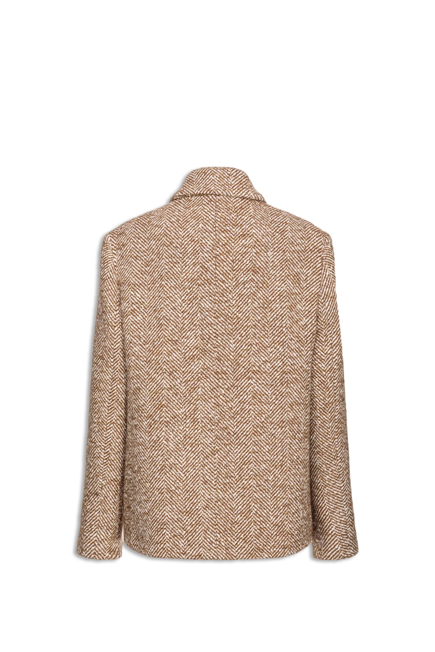 Shop Pinko Cartone Blouson In Camel