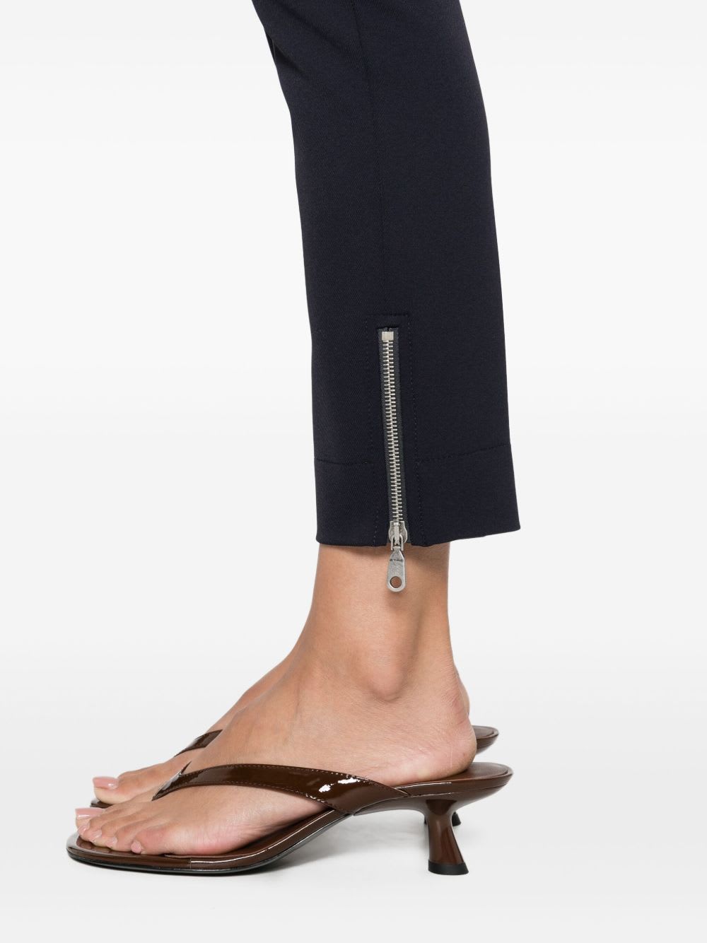Etro Slim-fit Trousers Made Of Solid-color In Blue