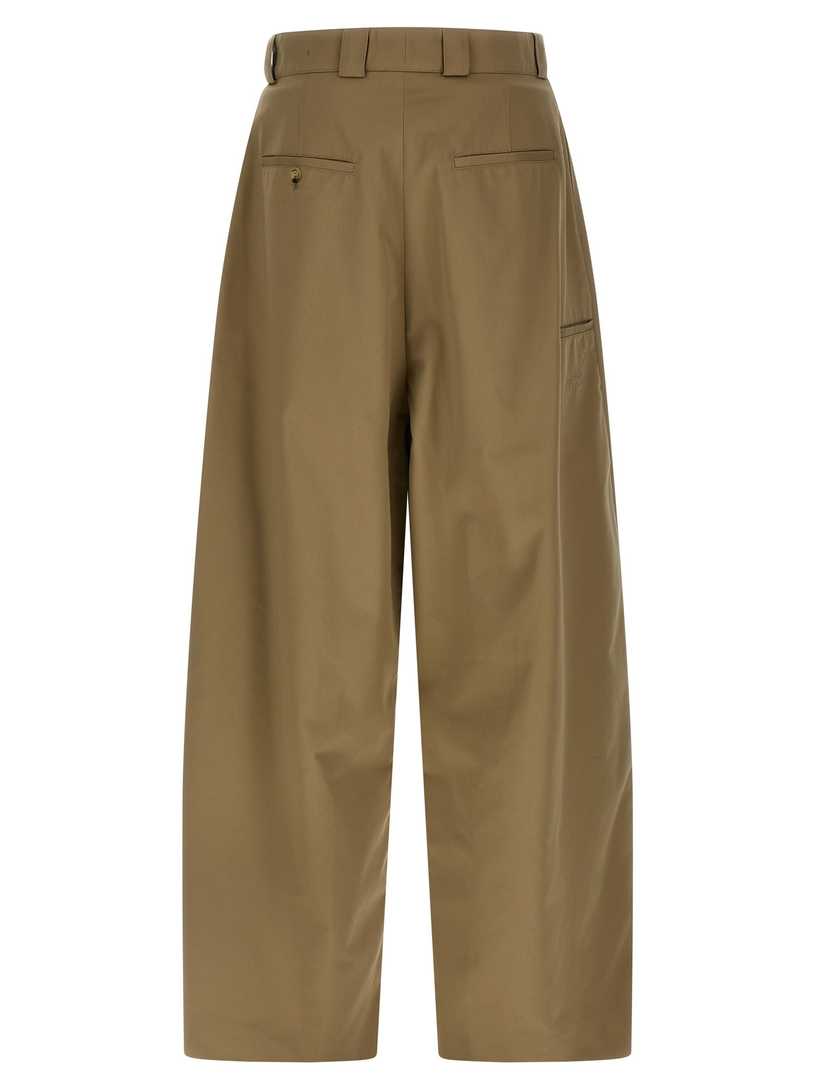 Willy Chavarria Cholo Pants Beige In Brown