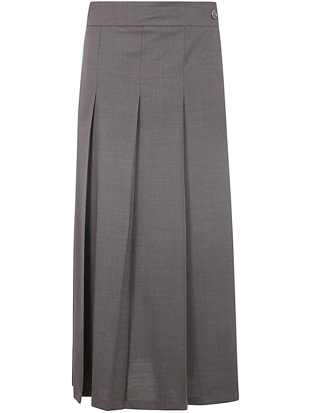 Parosh Pleated Midi Skirt