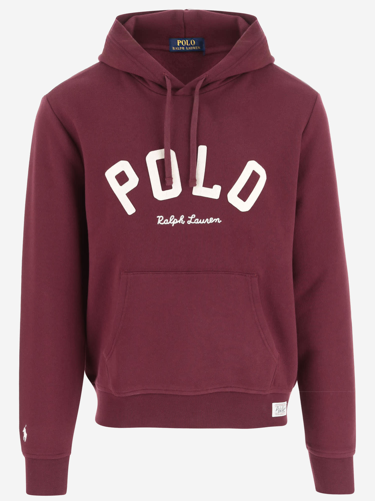 Shop Polo Ralph Lauren Cotton Blend Sweatshirt With Logo In Red