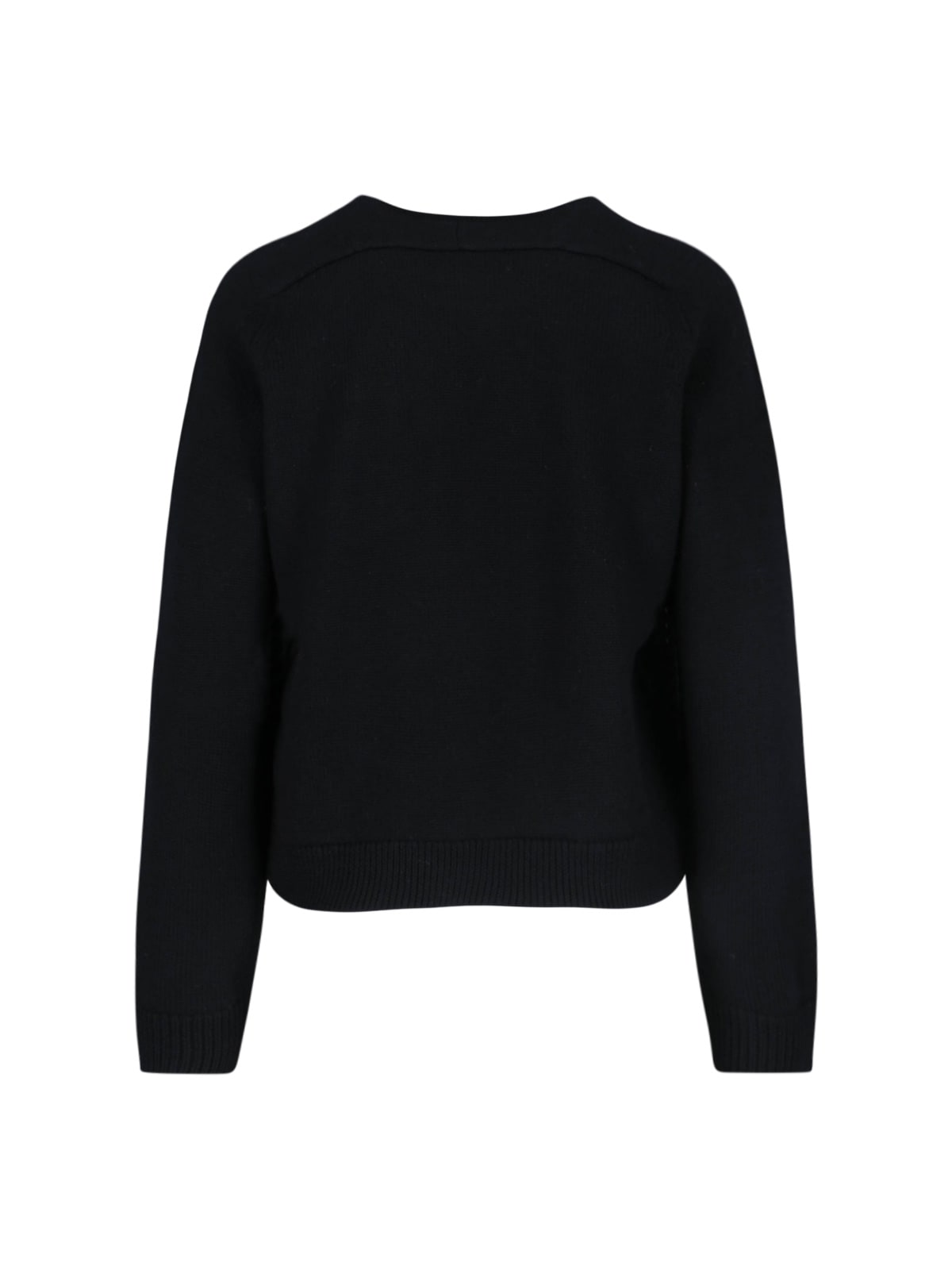 Marc Jacobs Ribbed Crewneck Knitwear Long Sleeves In Black