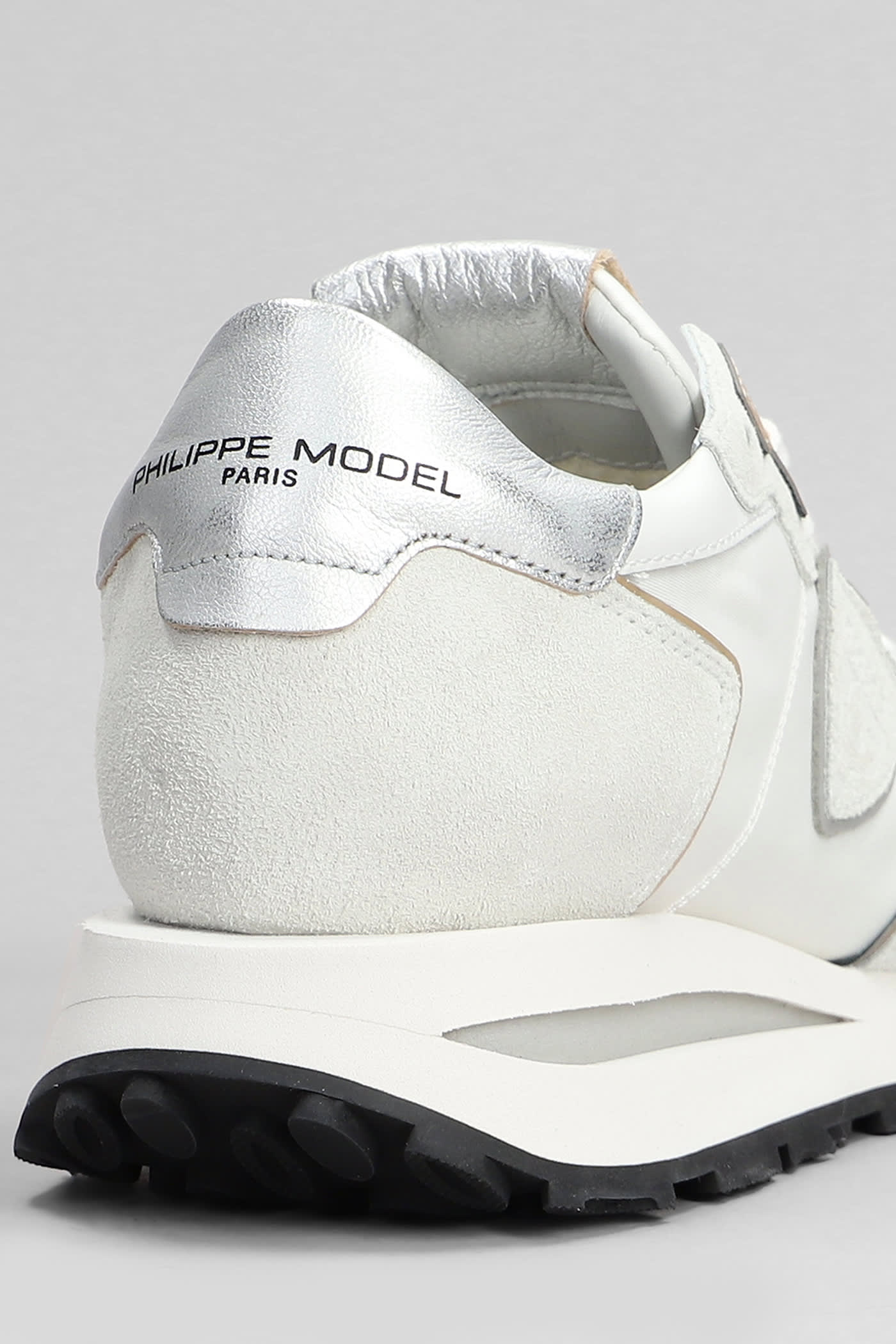 Philippe Model Low-top Sneakers  Tropez Haute Suede In White