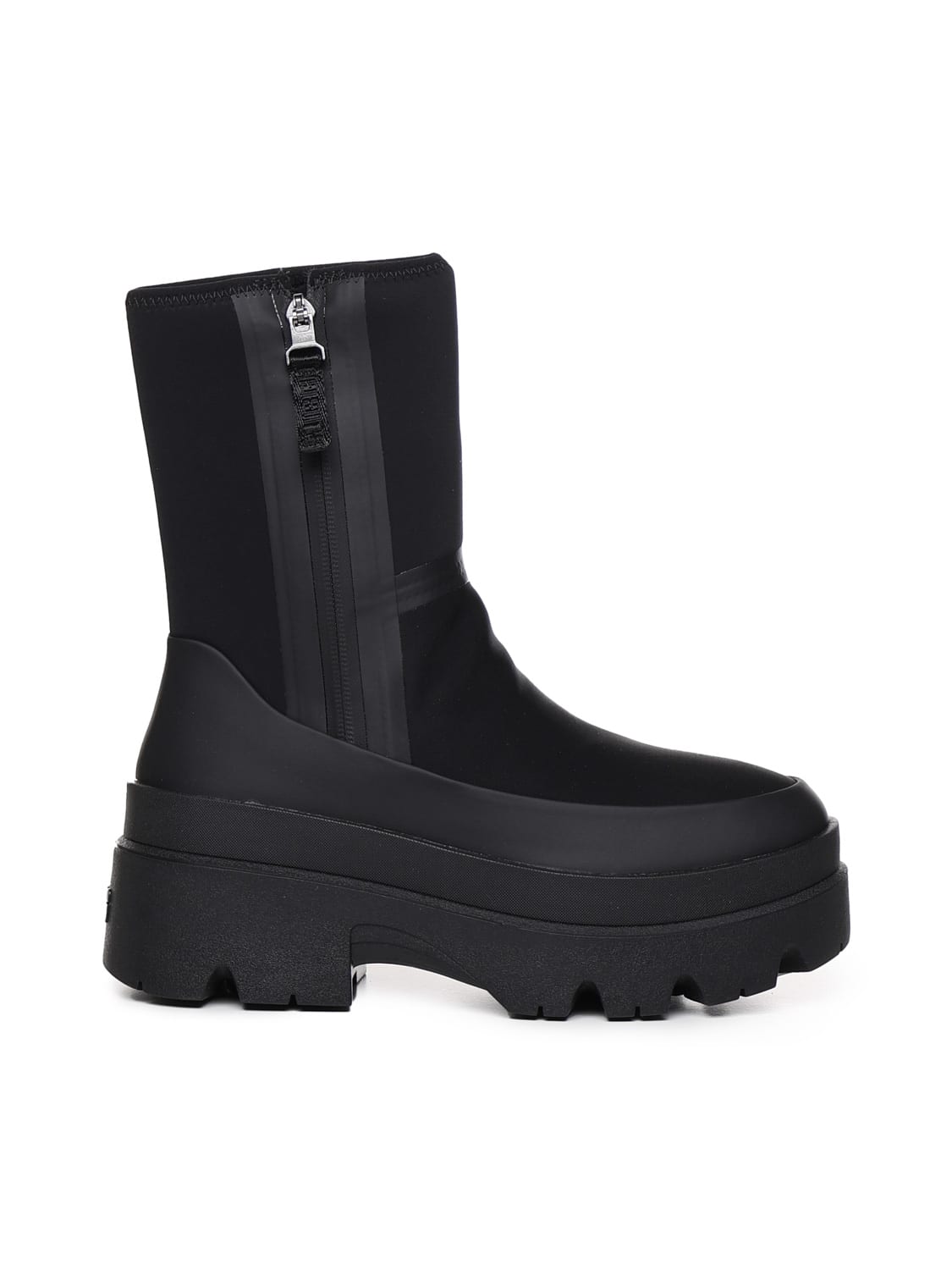 Shop Ugg Brisbane Mid Boots In Neoprene In Black
