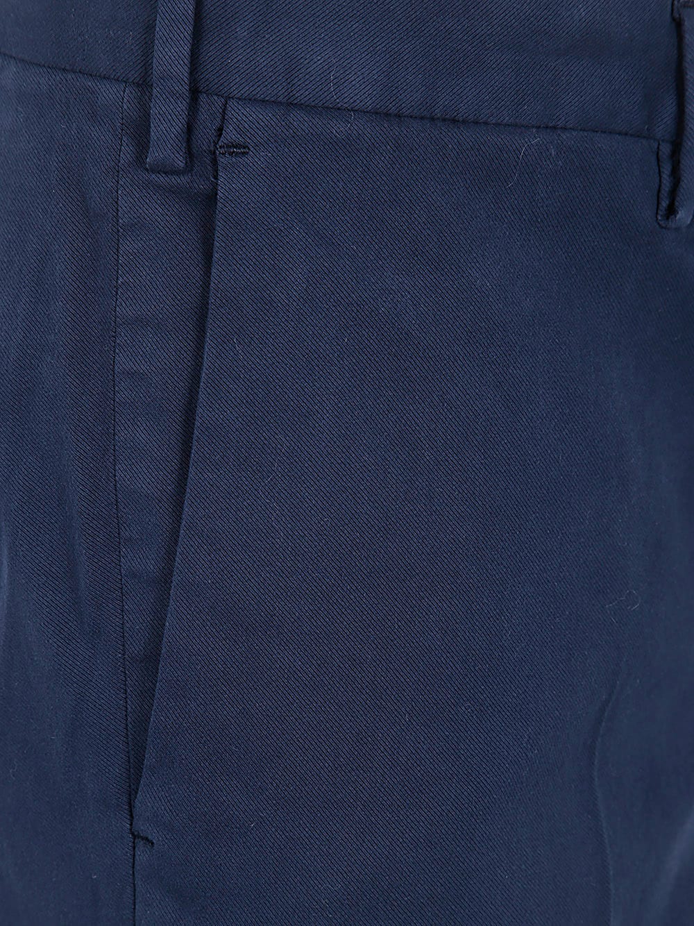 Shop Incotex Trousers In Dark Blue