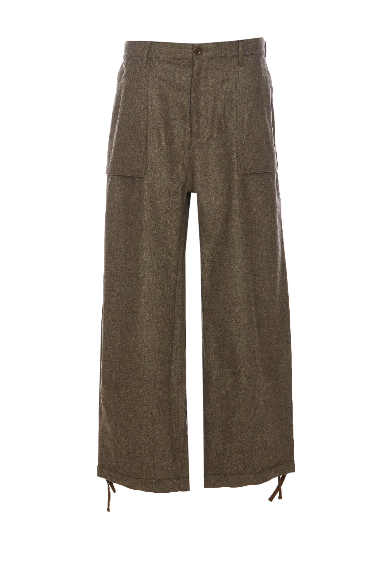 Shop Ten C Cargo Pants In Green