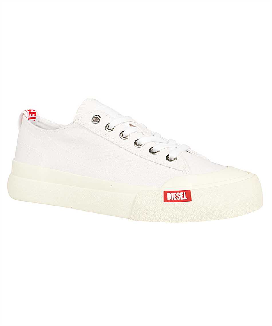 Diesel Canvas Low-top Sneakers In White