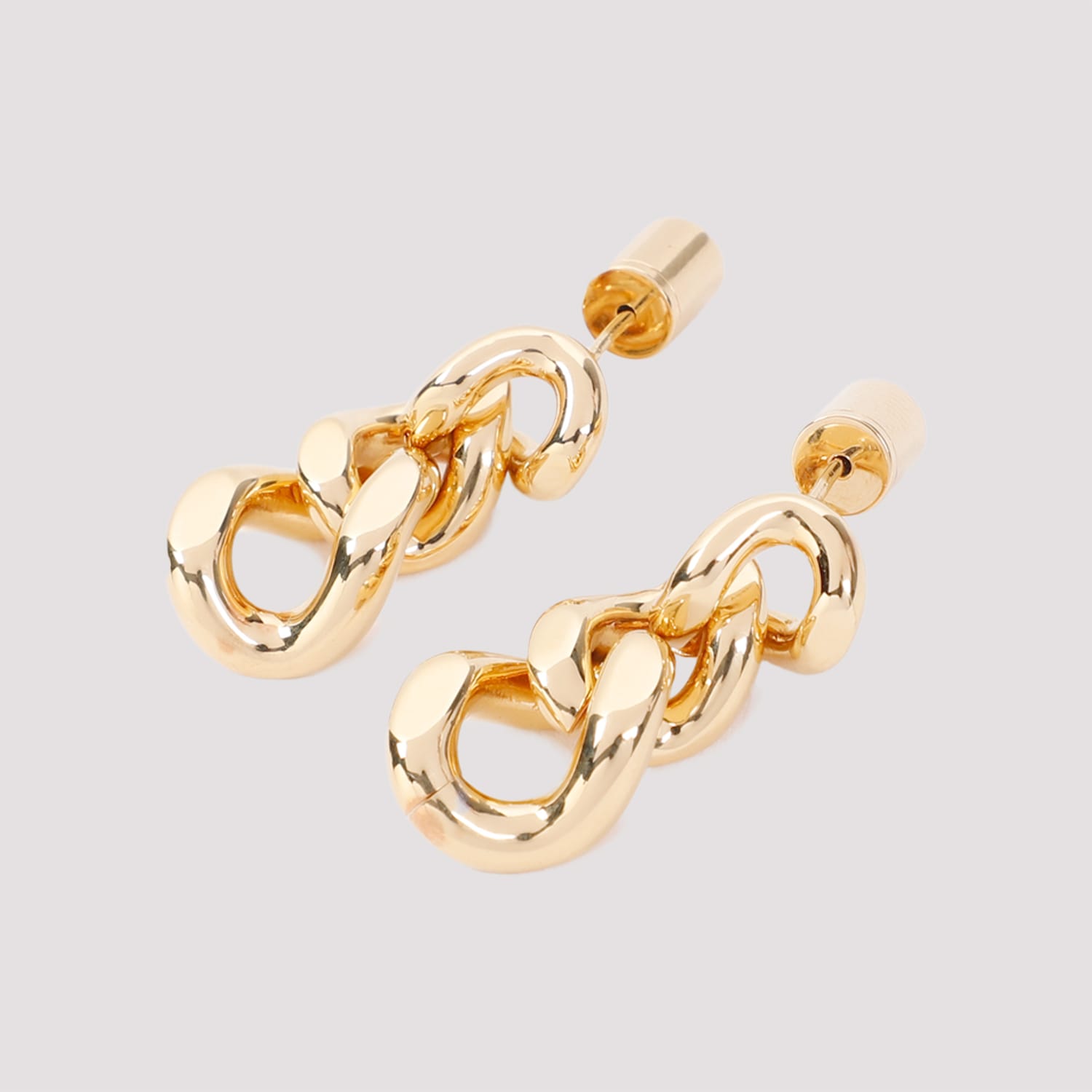 Shop Jil Sander Dw5 Earrings In Gold