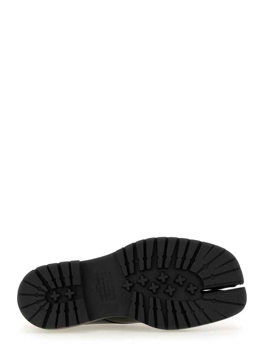 Shop Maison Margiela Tabi Lace-up. In Black